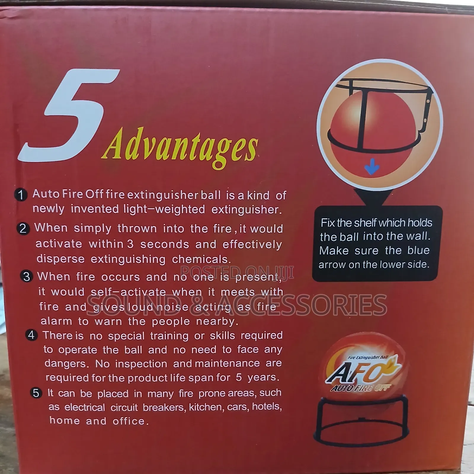 Afo Fire Extinguisher Ball