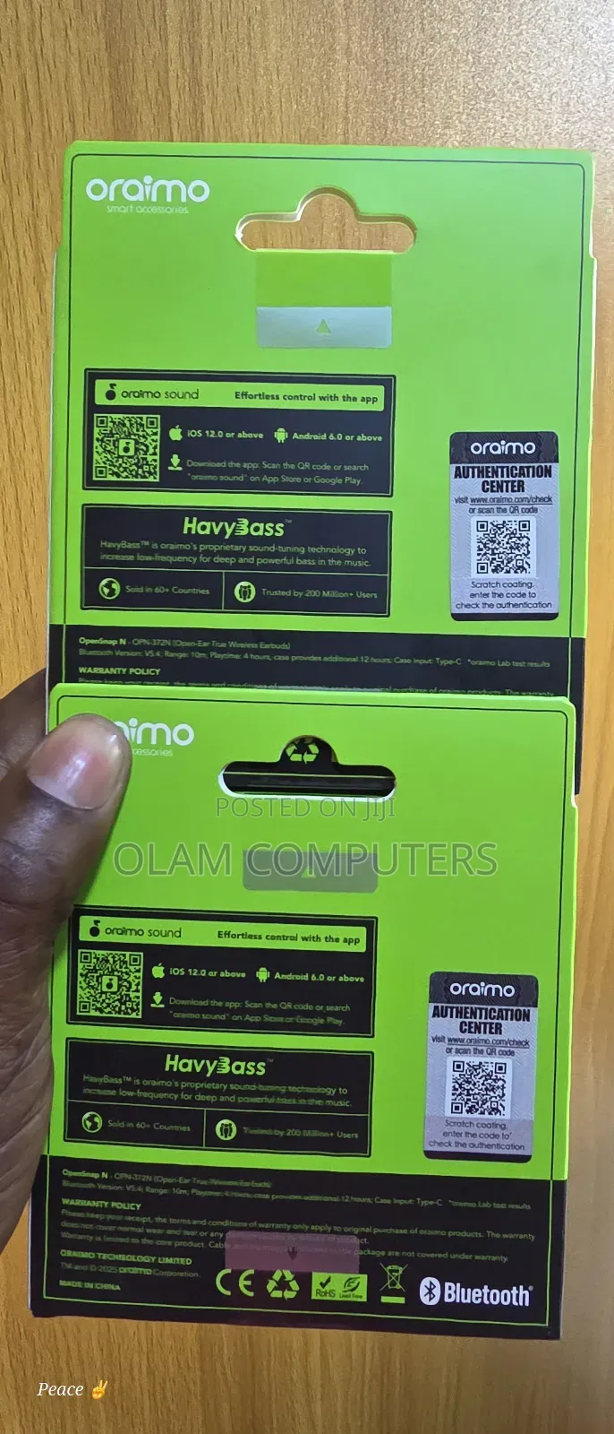 Oraimo Clip On, Listen With Ease