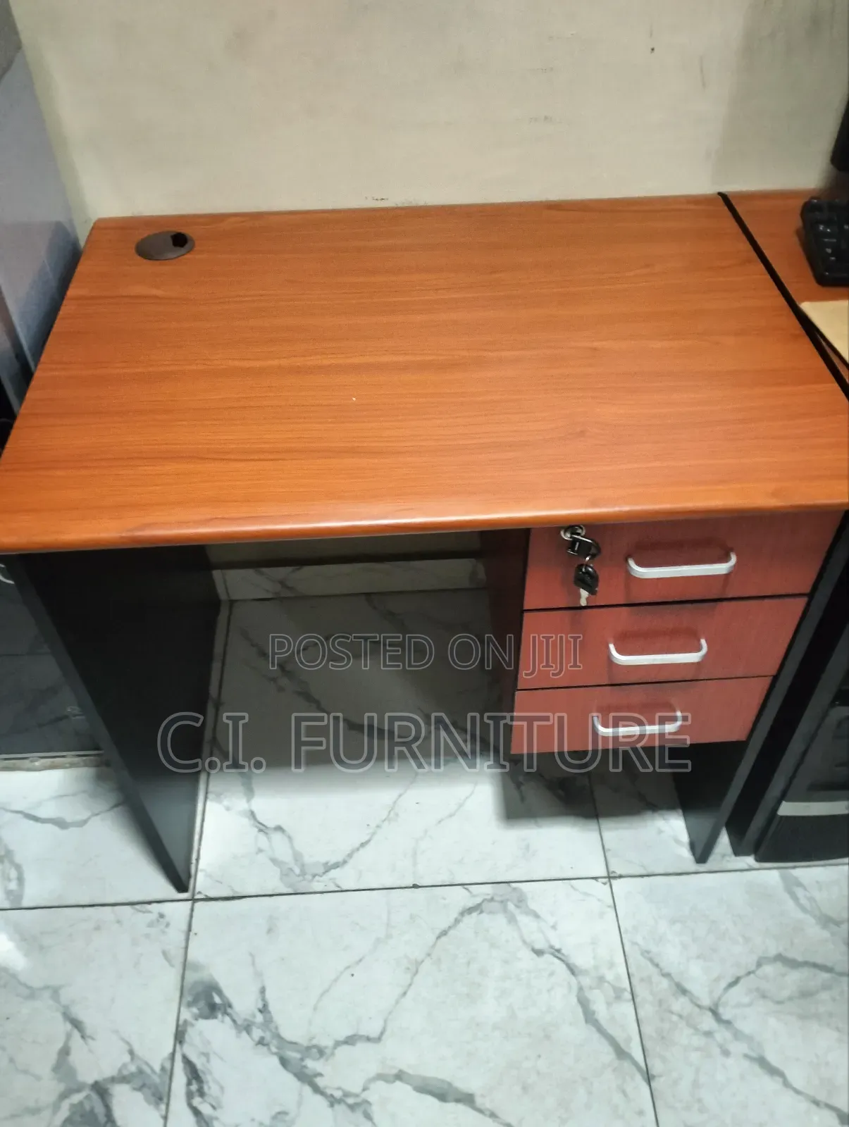 Good Office Table With Three Drawers