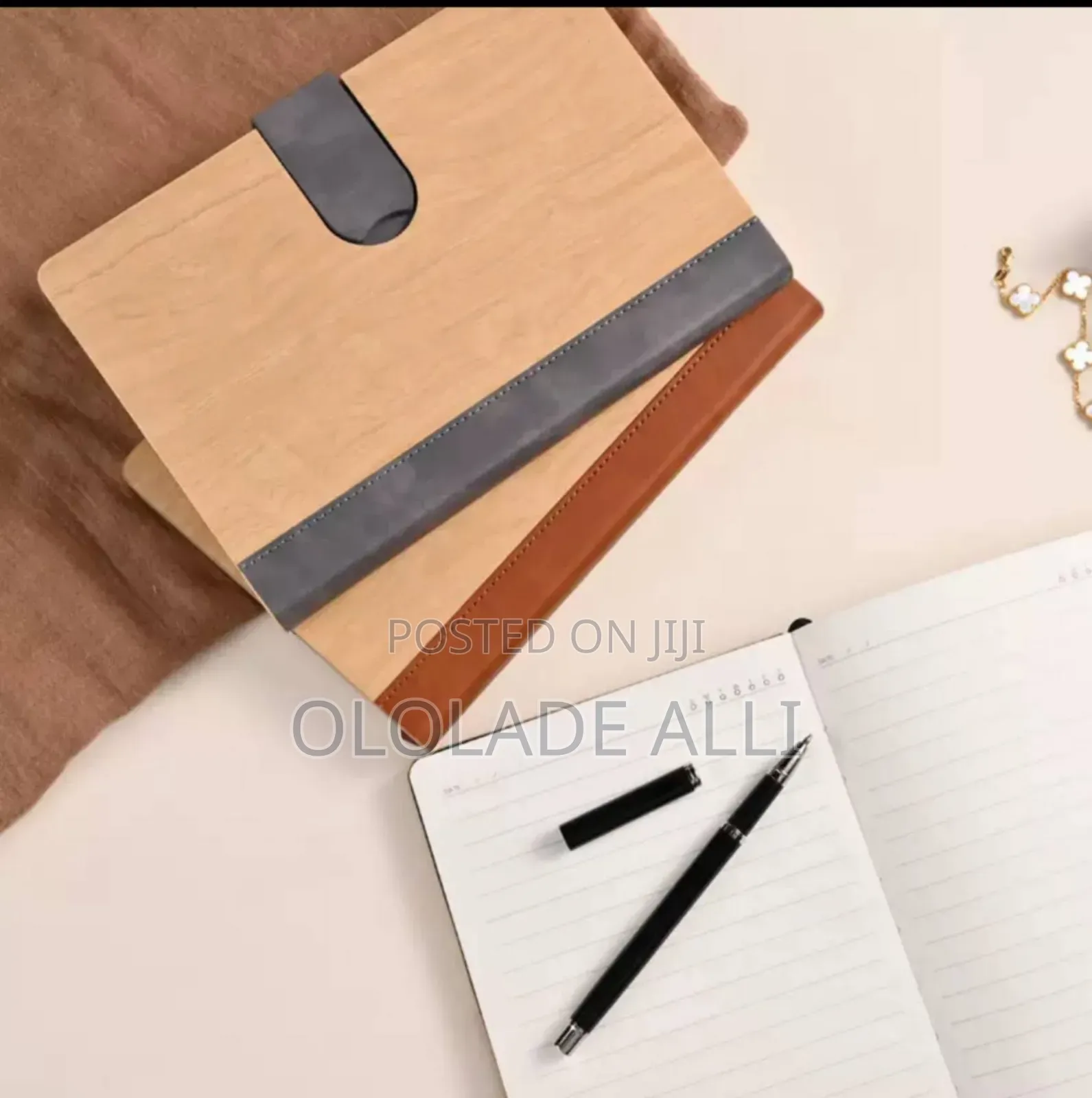 Wooden Business Notebook Customized A5