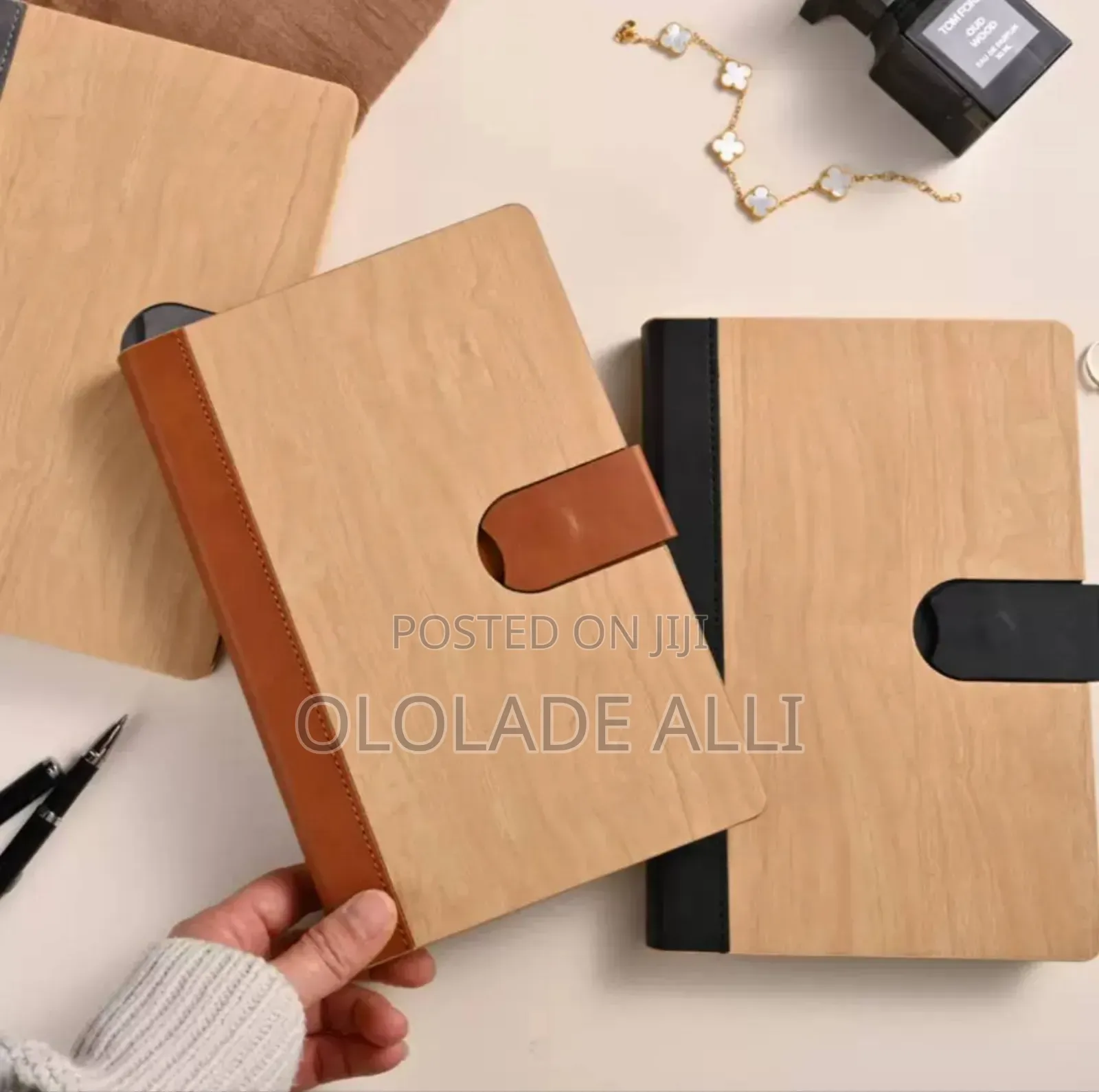 Wooden Business Notebook Customized A5
