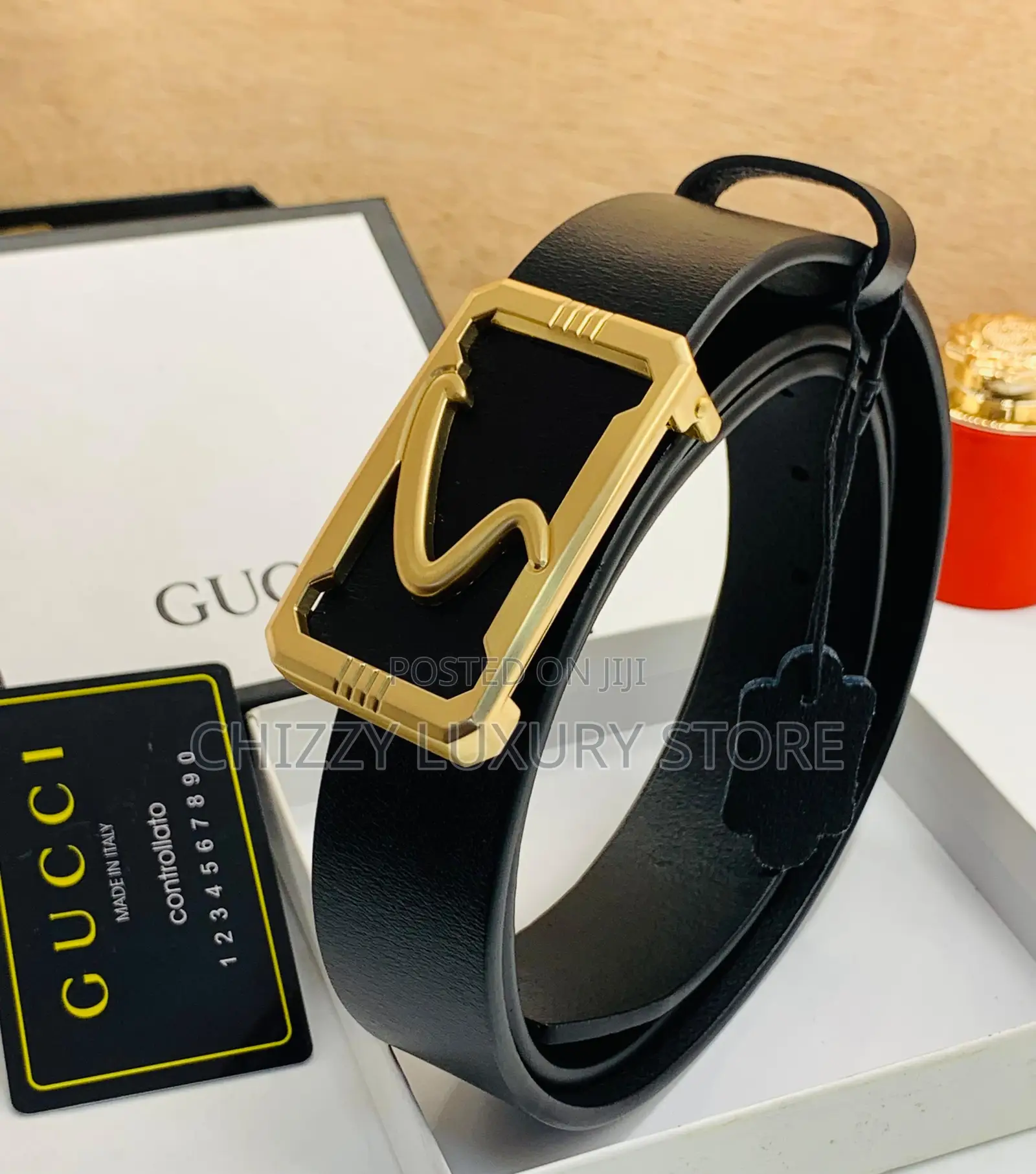 Gucci Quality Luxury Men Genuine Leather Belt