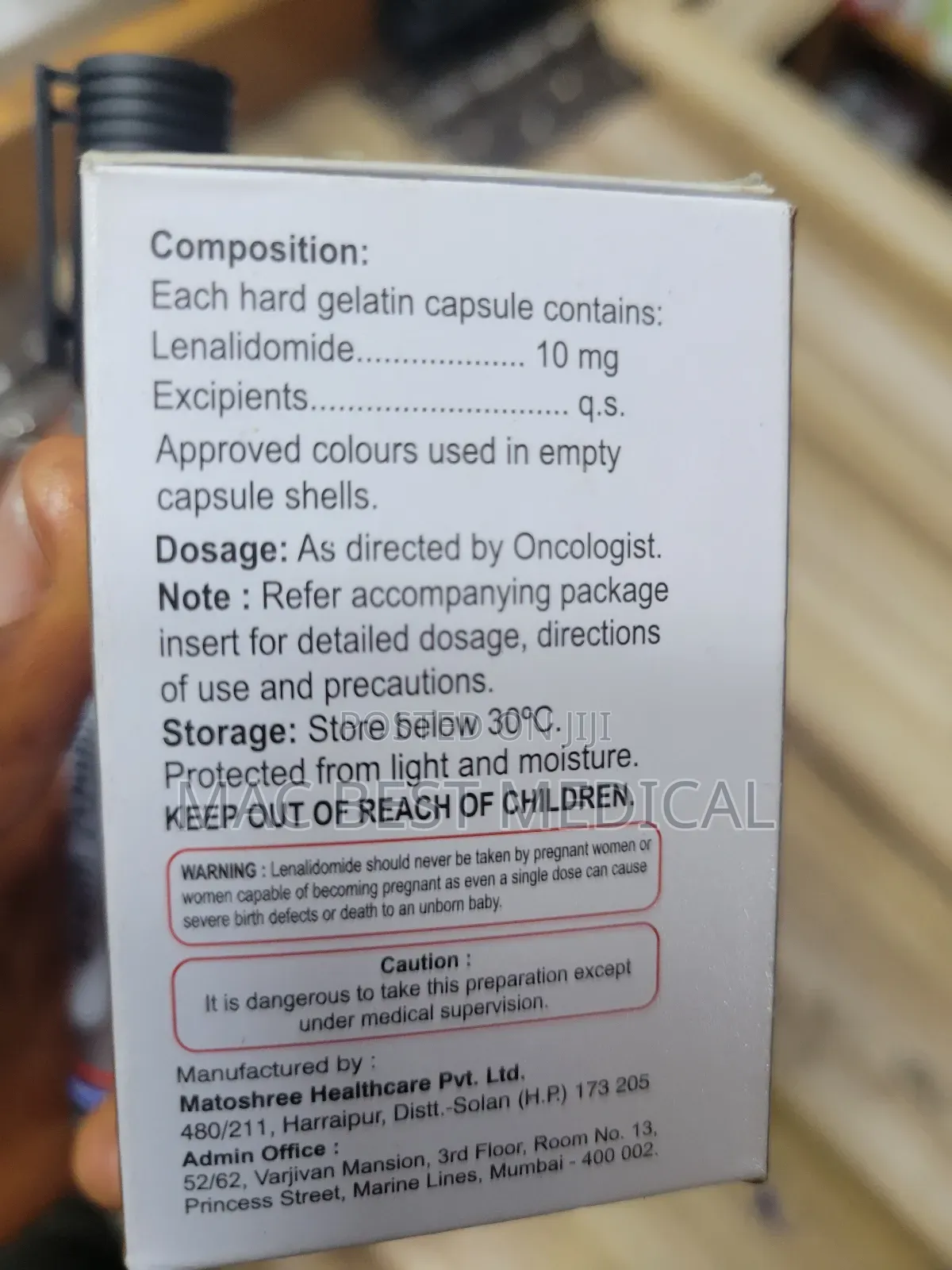 Namanlid-10 Lenalidomide Capsules