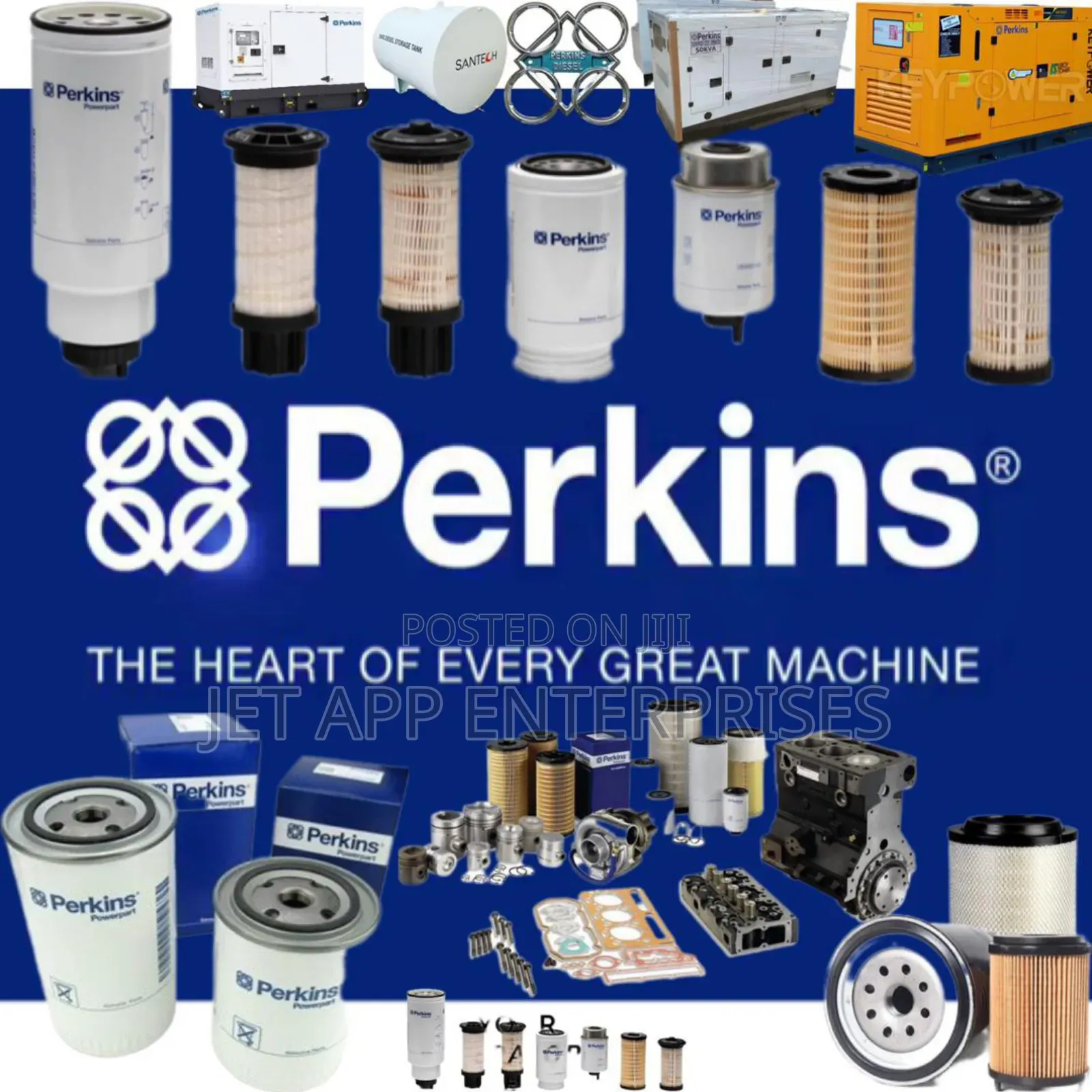 Diesel Generator Spare Parts for Perkins, Cats, Mikano,Cummins Engines