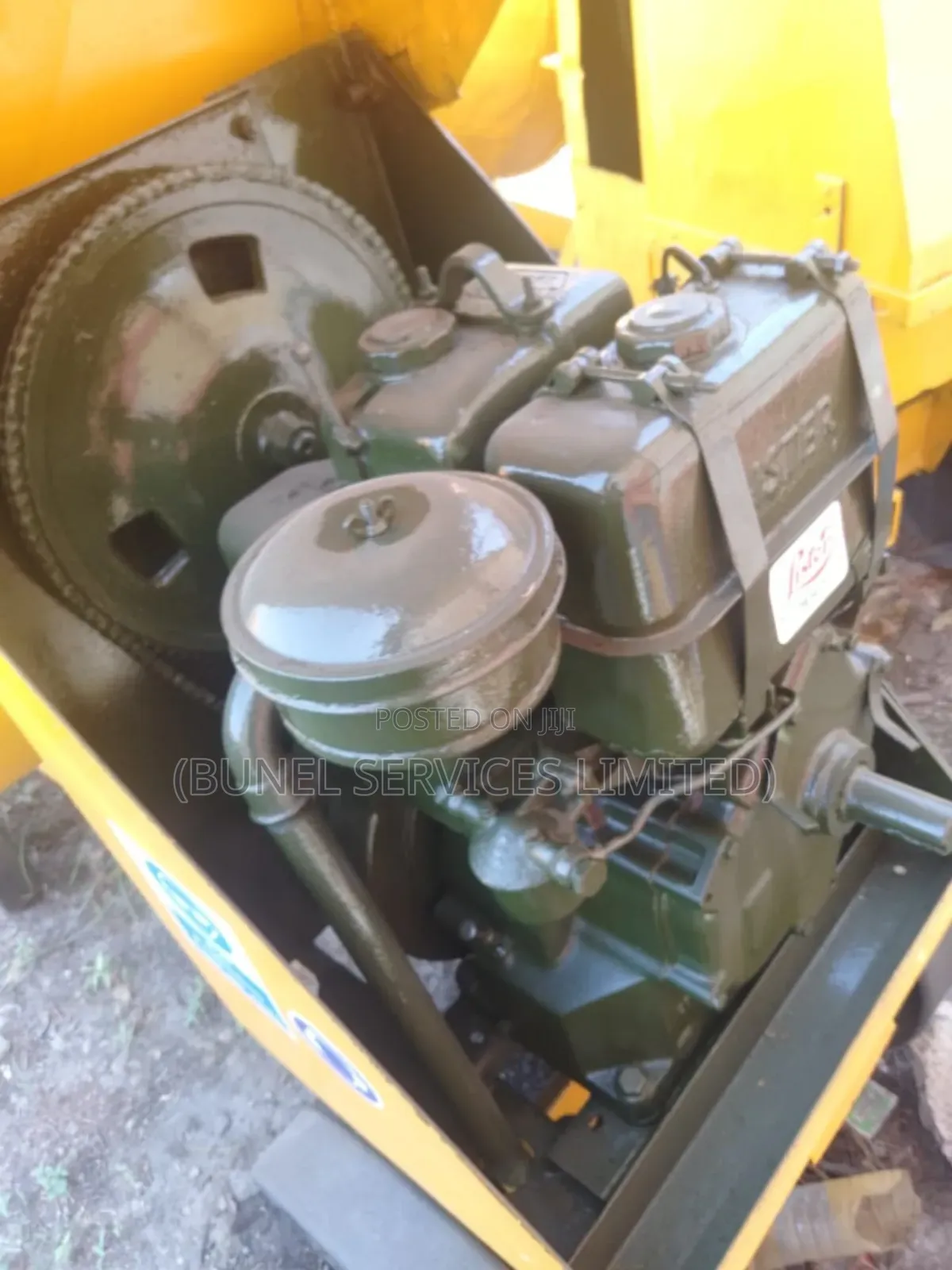 English Lister Engine Concrete Mixer
