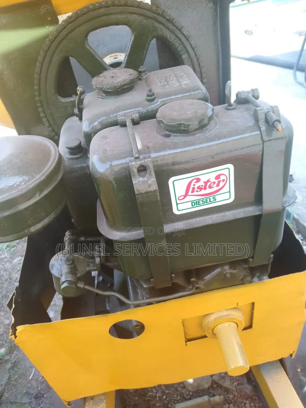 English Lister Engine Concrete Mixer