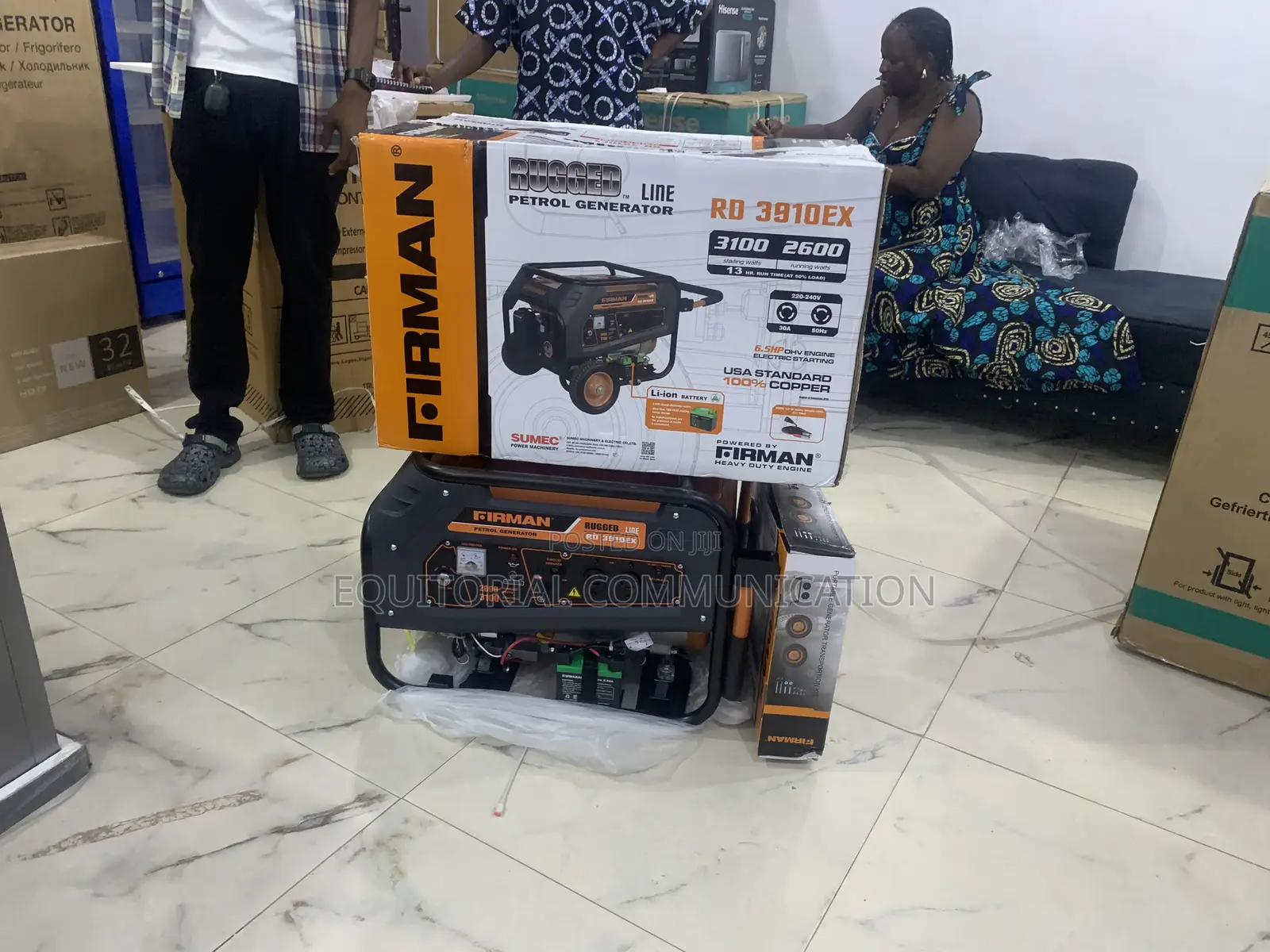 Firman 3910ex Reliable Home Office Generator