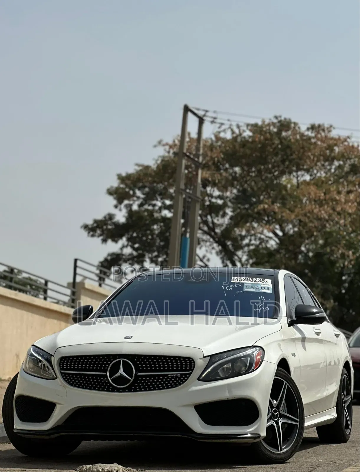 Mercedes-Benz C43 4Matic Sedan AWD (3.0L V6 9AM) 2017 White