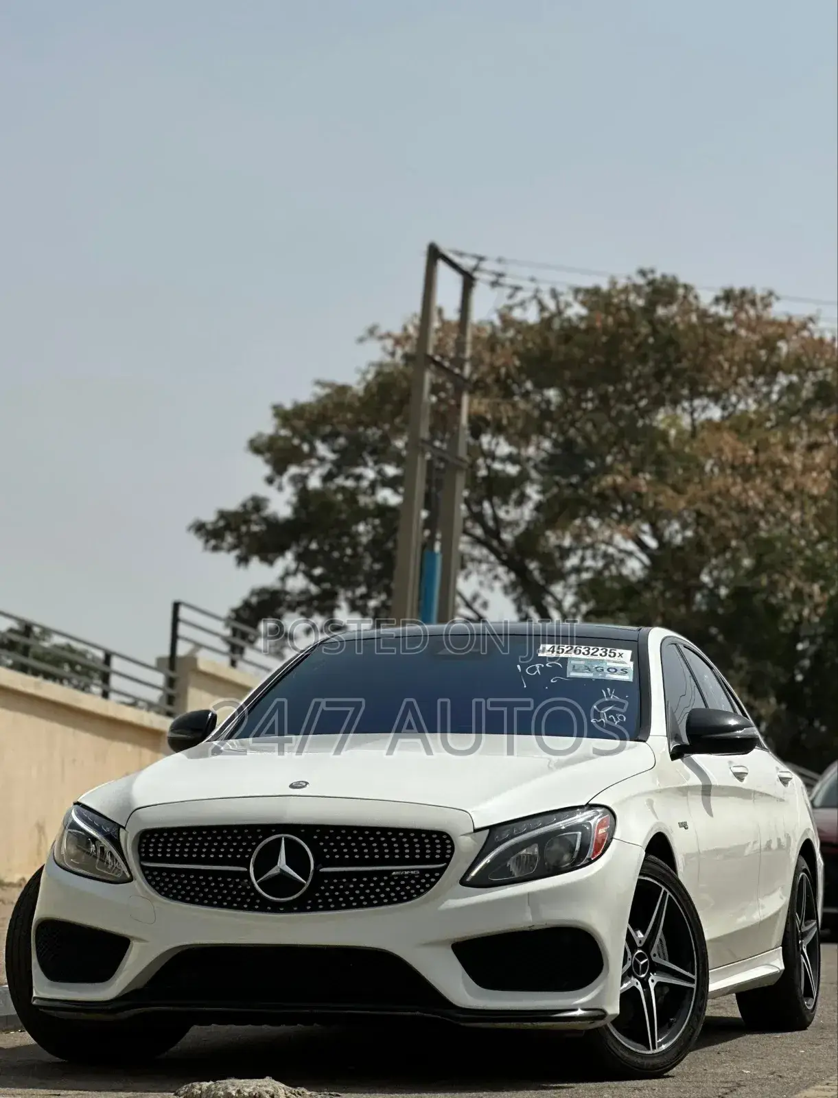 Mercedes-Benz C43 4Matic Sedan AWD (3.0L V6 9AM) 2017 White