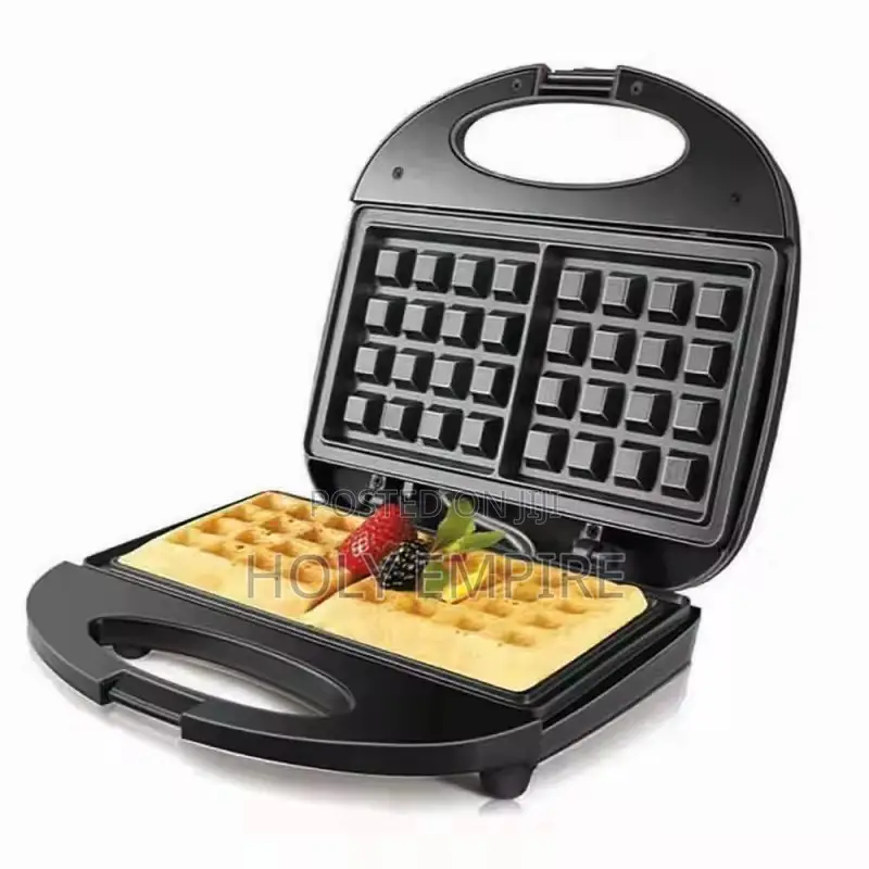 Waffle Maker With Non-Stick Coated Plates, Cool Touch Housing, Power