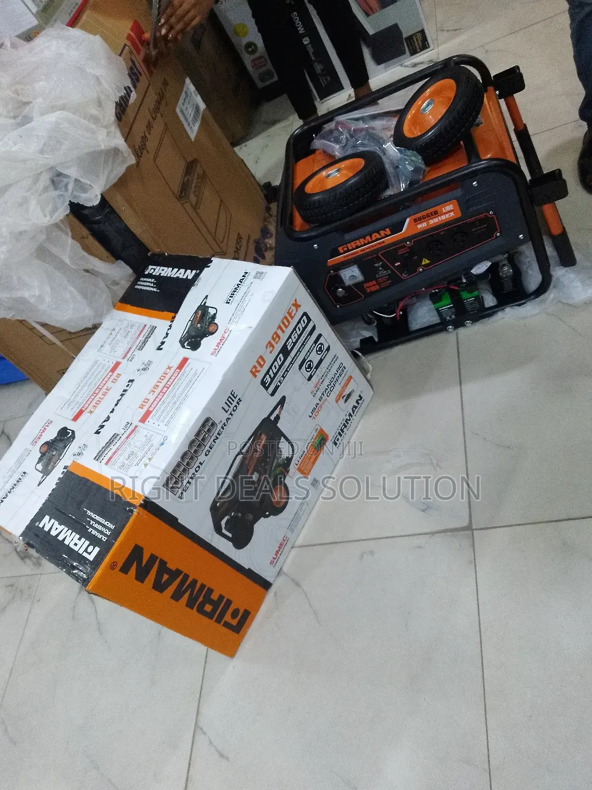 Firman Rd3910ex 3.1kva Silent Petrol Generator + Free Extension Oil