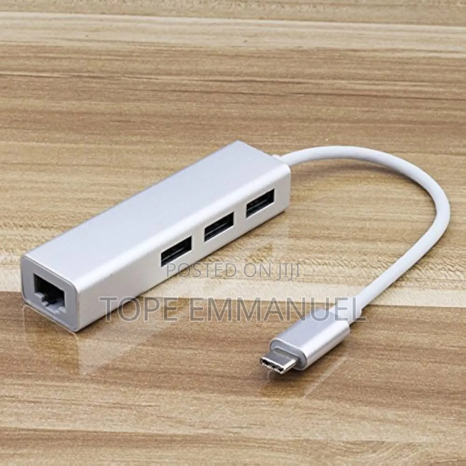 Type-C Usb Hub to Rj45 Ethernet Lan Adapter
