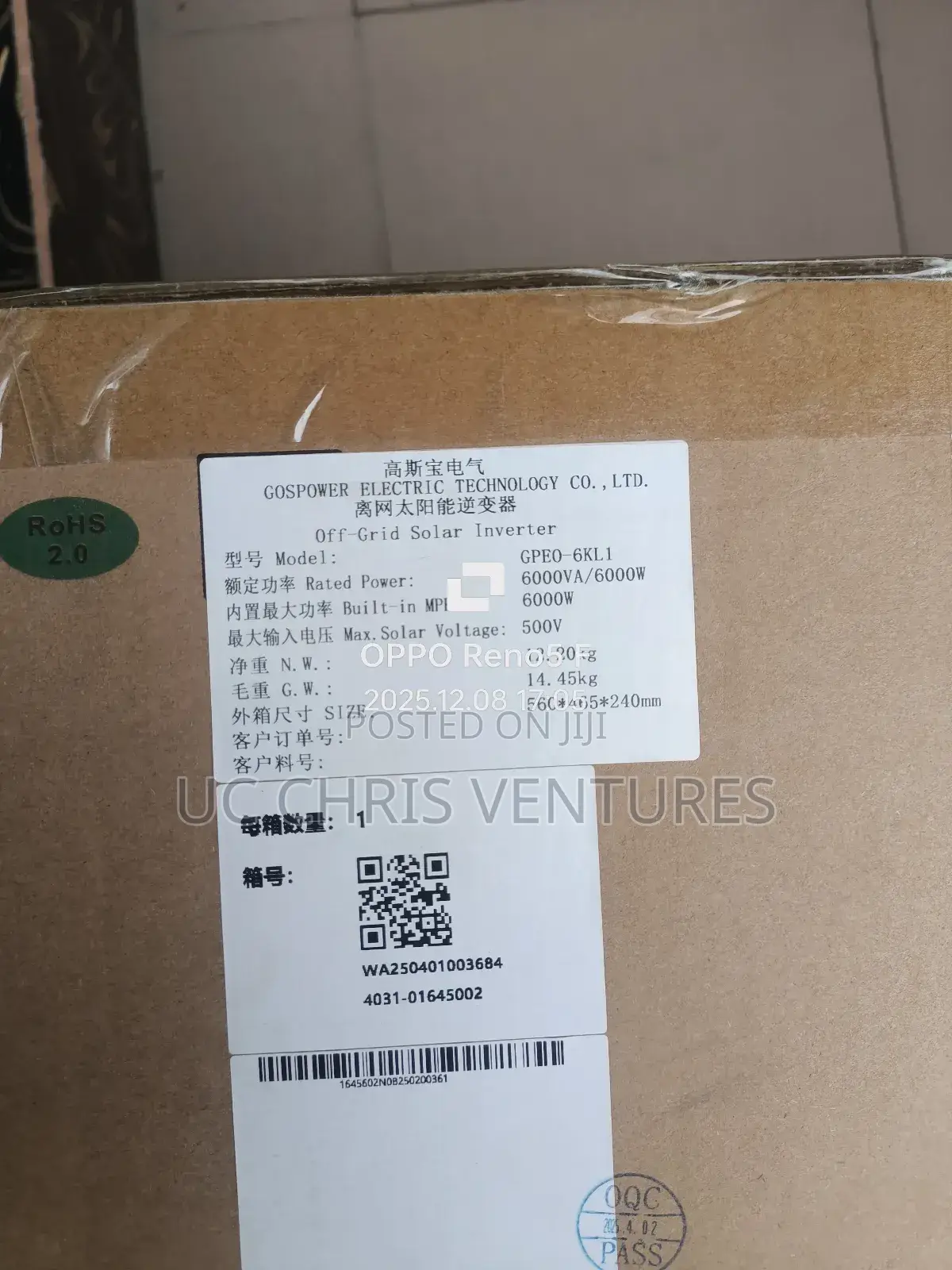 Godspower 6kva Hybrid Inverter – Pure Sine Wave Solar + Battery + Nepa