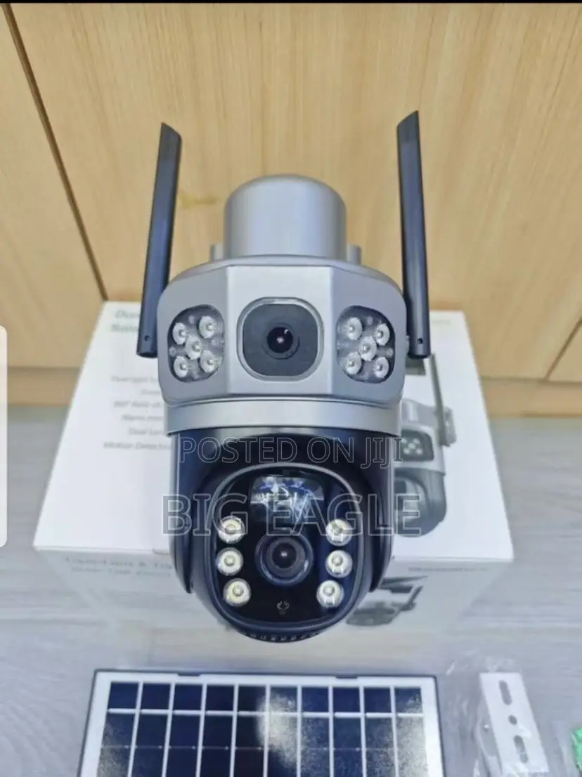 Essecloud 4g CCTV Camera With Audio Monitor , Detector Dual Lens 8mp