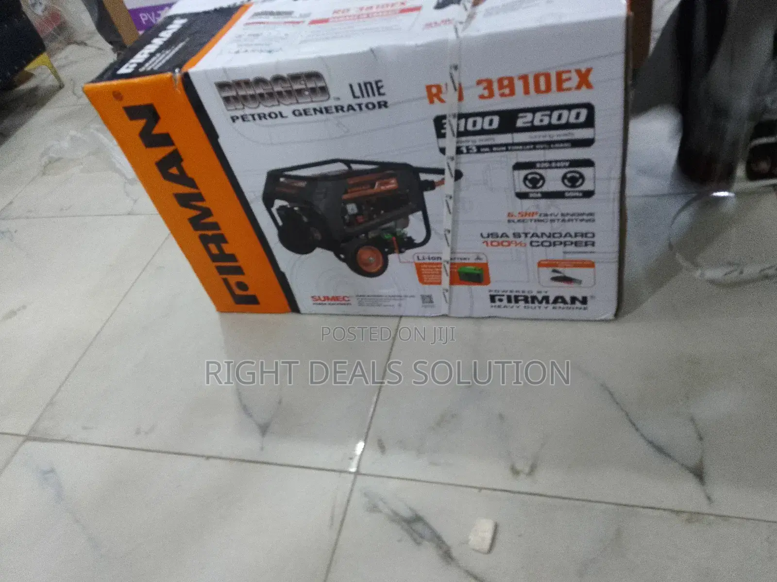 Sumec Firman Rd3910ex 3.1kva 100% Copper Key Start Generator