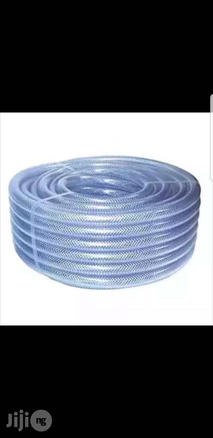 5/8" Clear Braided Pvc Hose - 50m