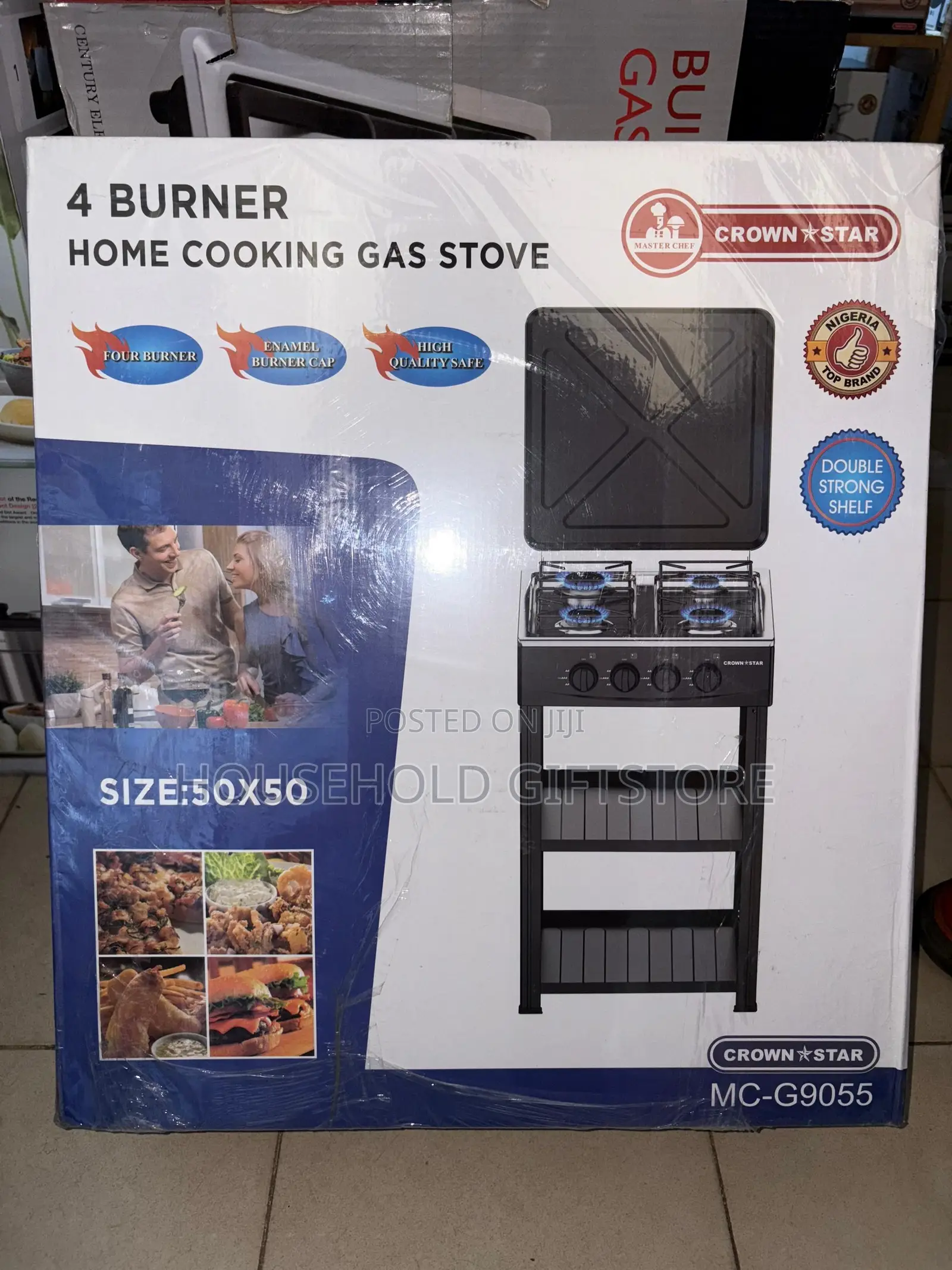 4 Burner Standing Gas Cooker
