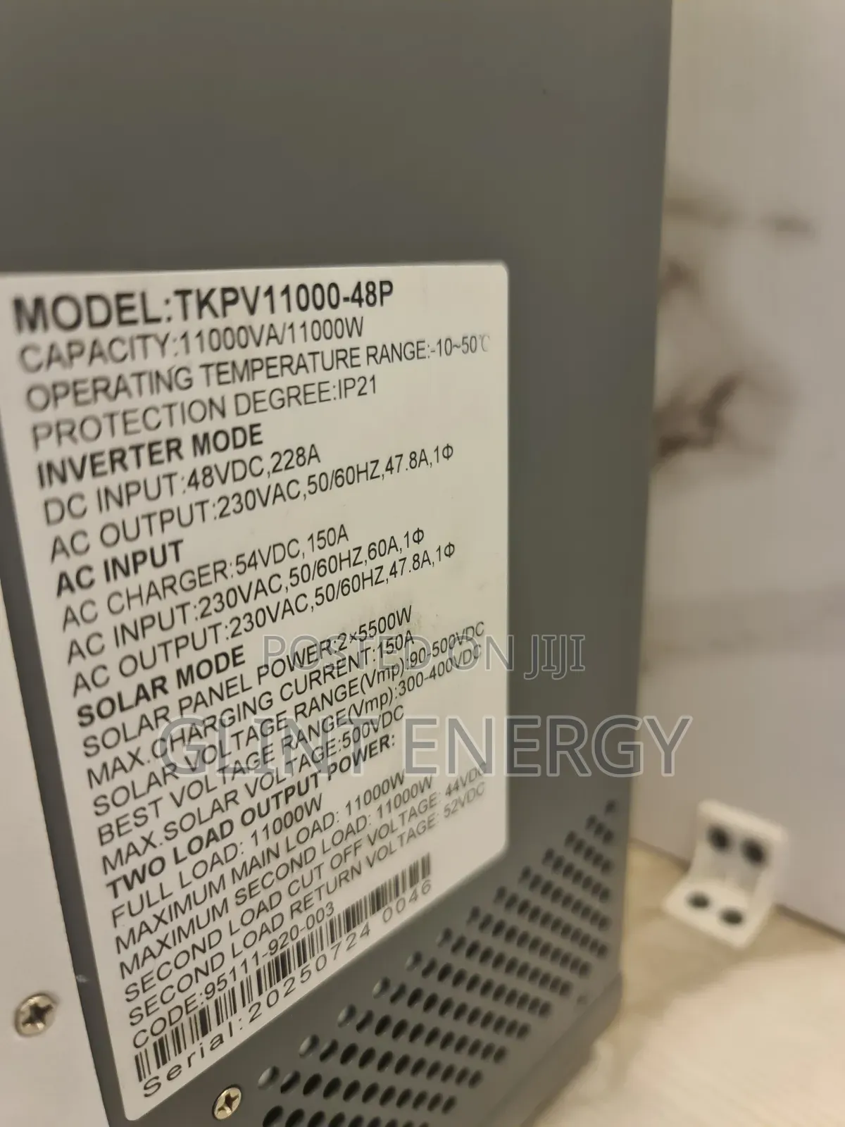 11kva 48v Taico Hybrid Inverter