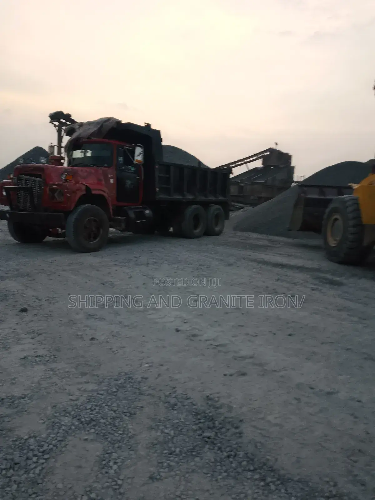Iron Black Stone and Chipping