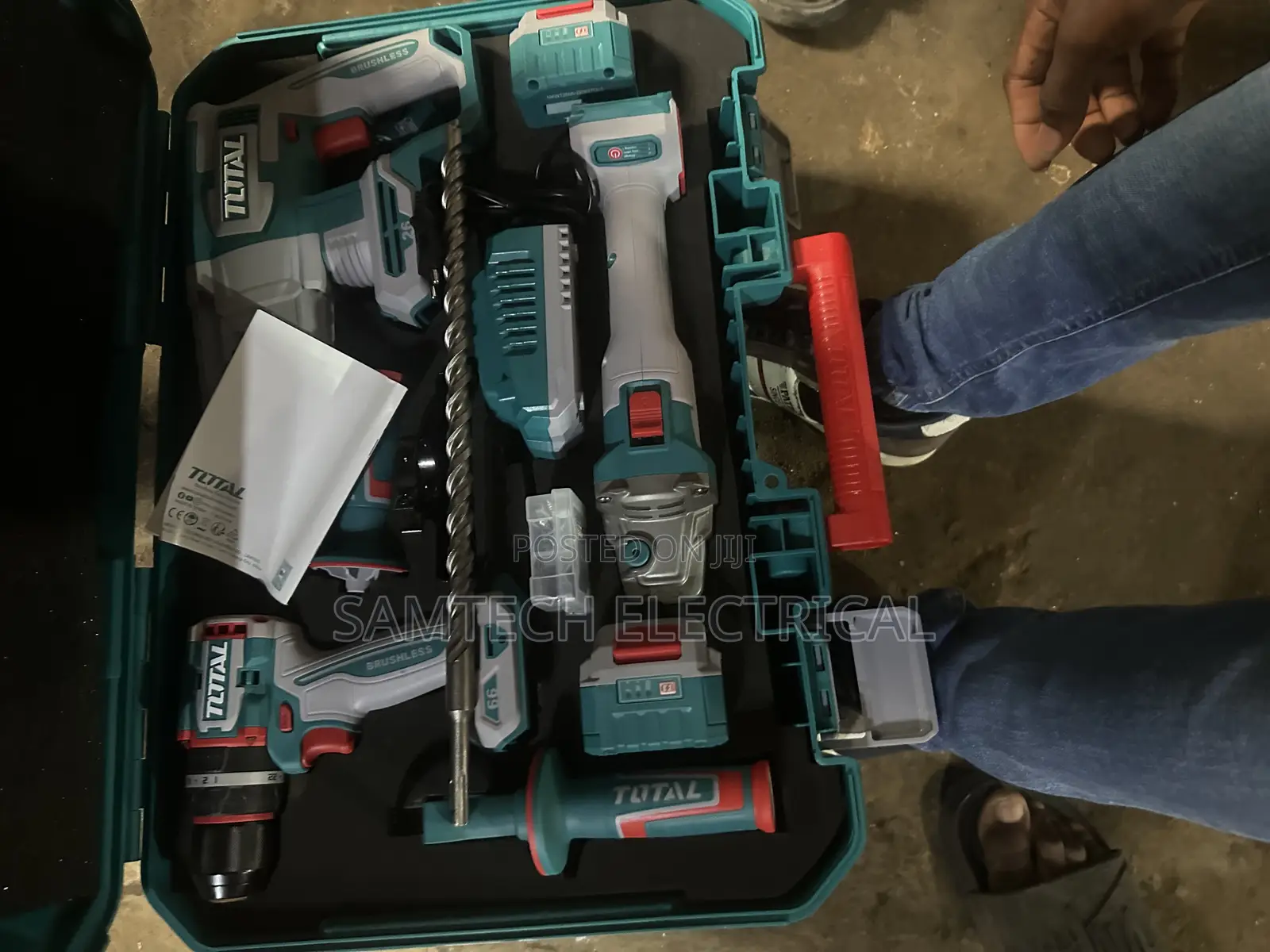 Complete Tools Box Rechargeable Machine With Drill Machine