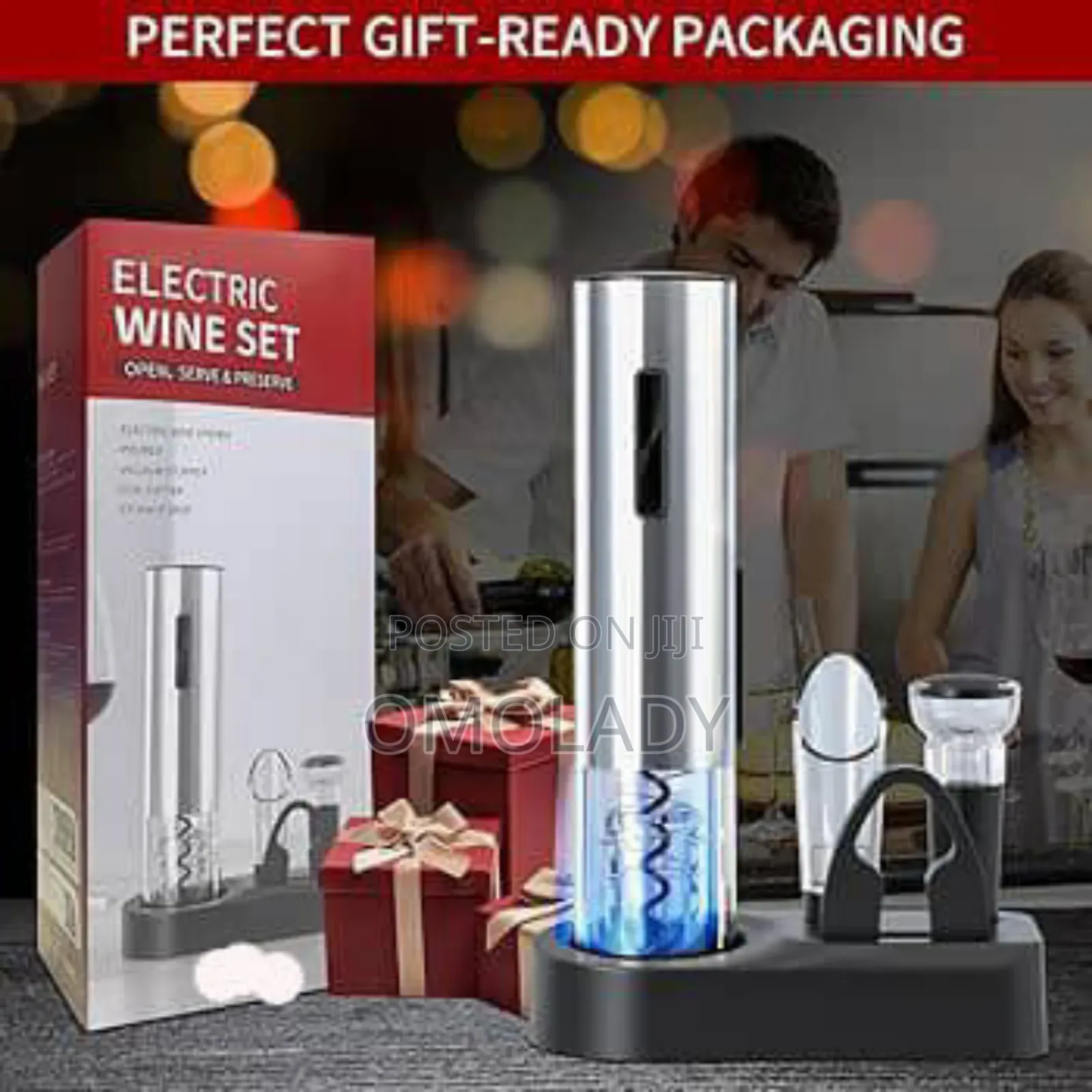 Battery Operated Wine Opener Set