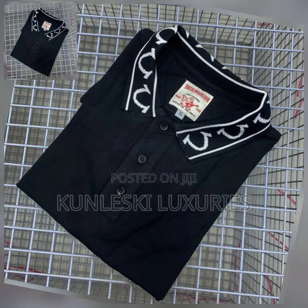 Original True Religion Polo Collar Neck Top