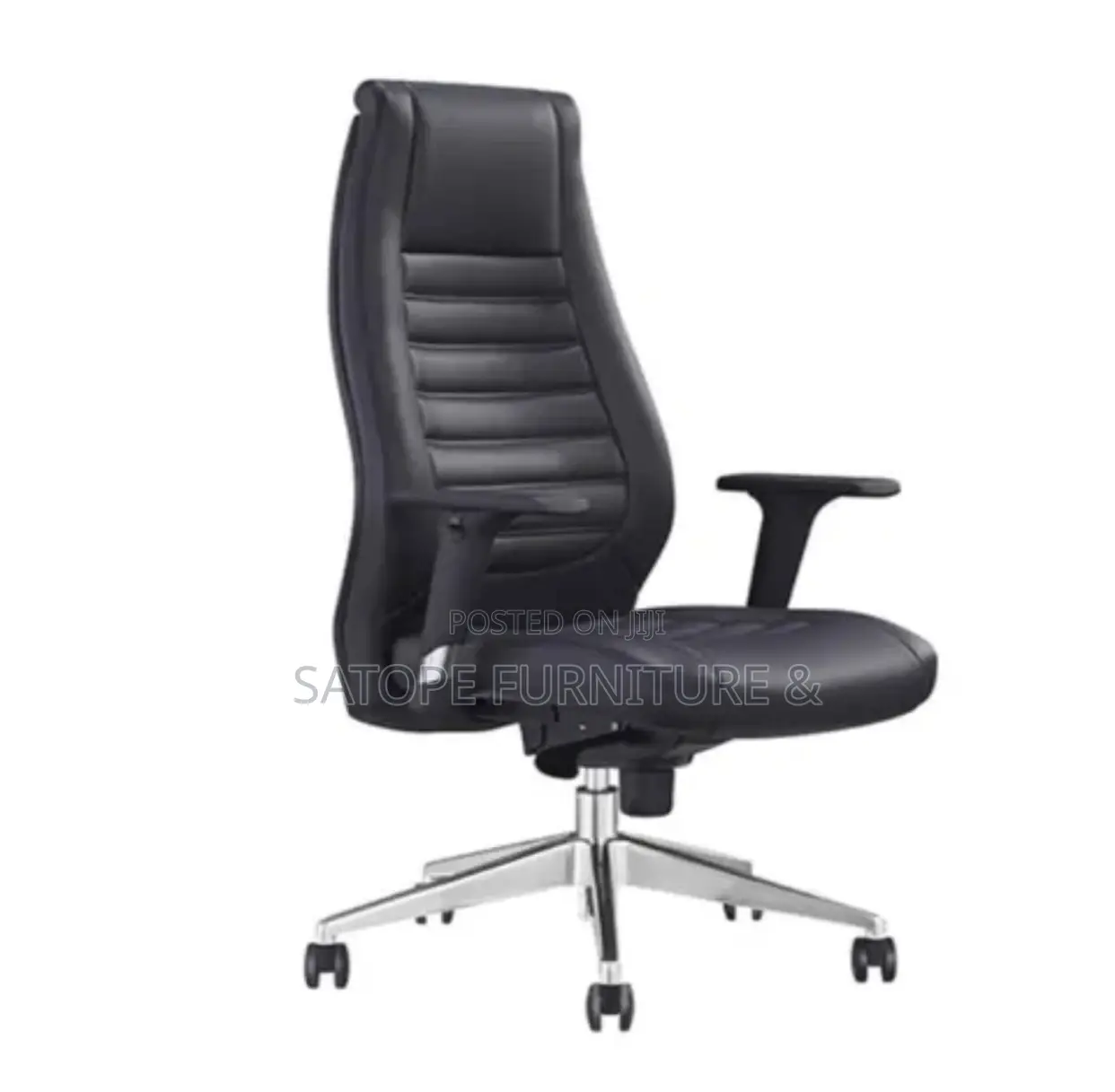 St Boston Pu Leather High Back Executive Chair