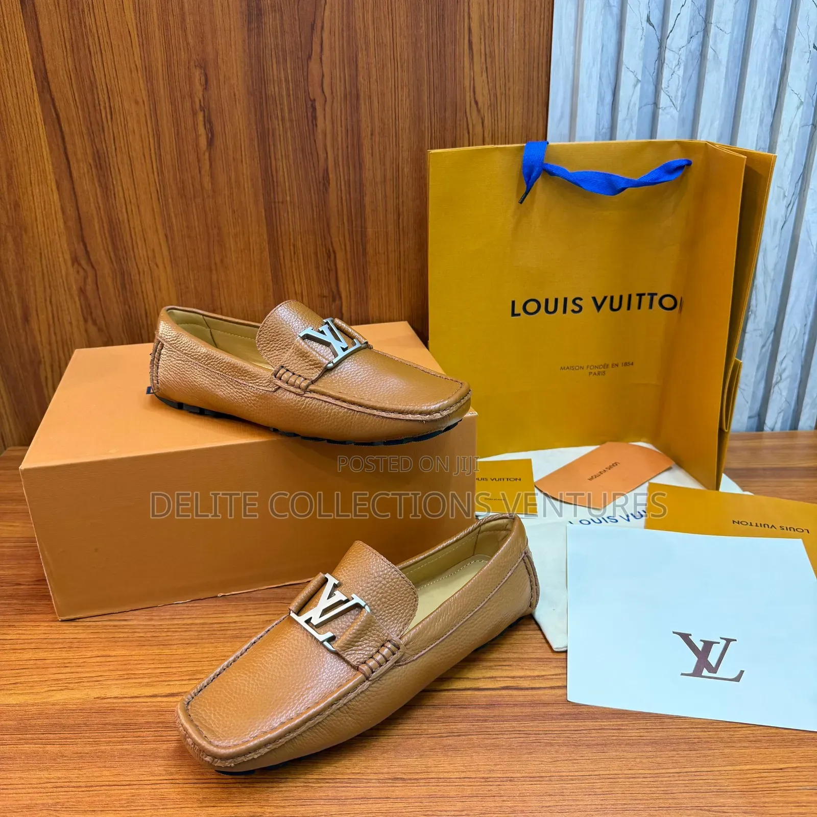 **Luxury Update  
Louis Vuitton Monte Carlo Moccasin in Cognac.