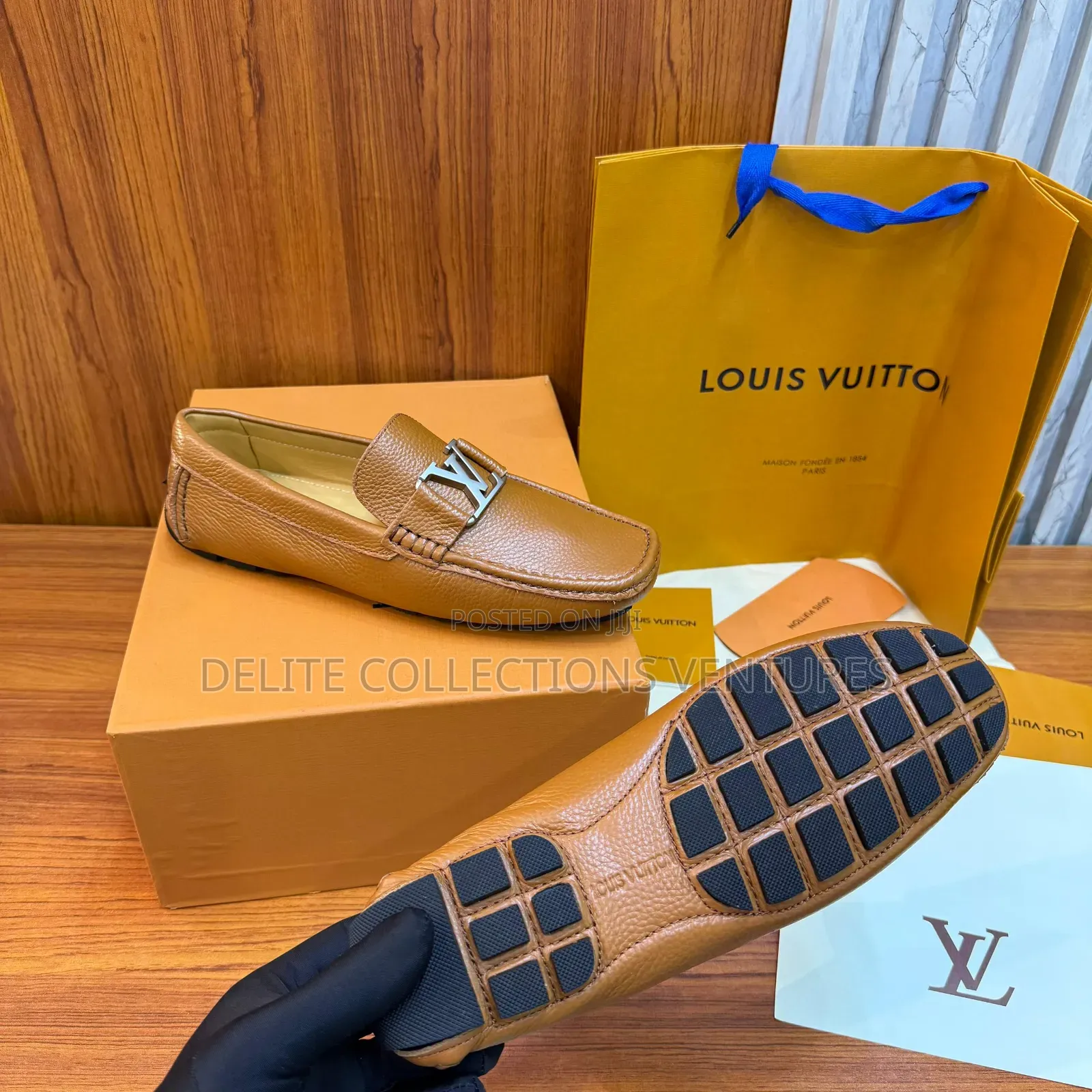 **Luxury Update  
Louis Vuitton Monte Carlo Moccasin in Cognac.