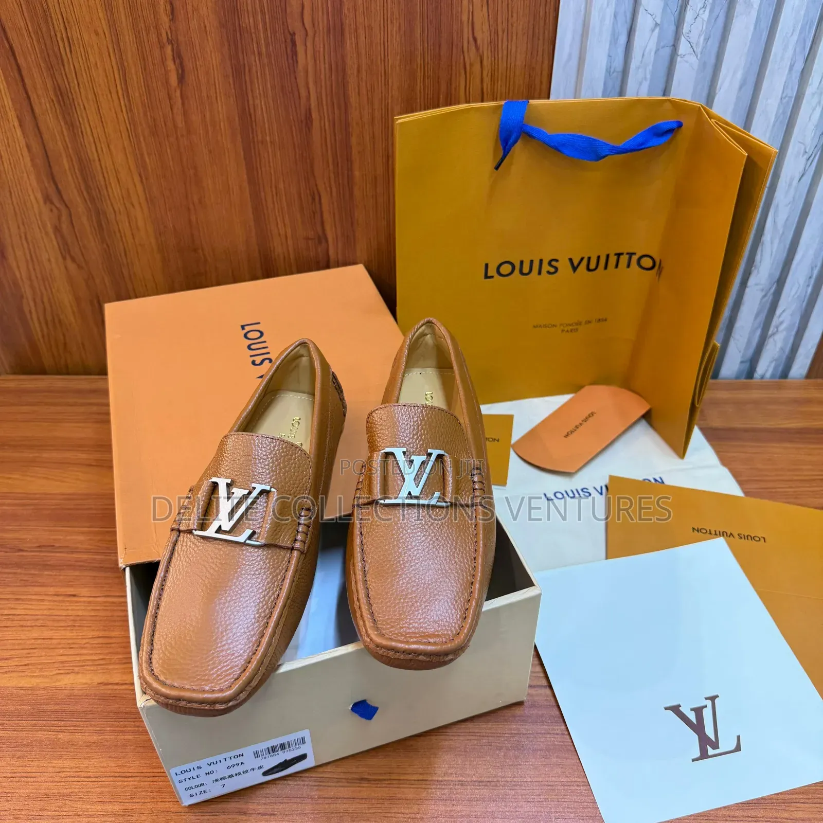 **Luxury Update  
Louis Vuitton Monte Carlo Moccasin in Cognac.
