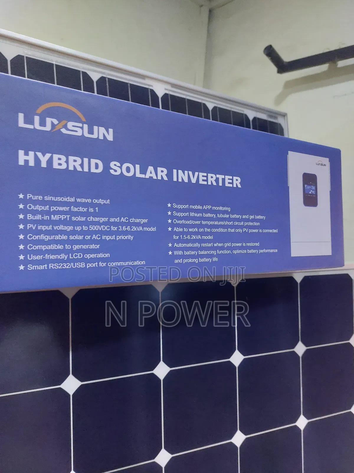 Lexsun Solar Hybrid Inverter 2kva_12v
