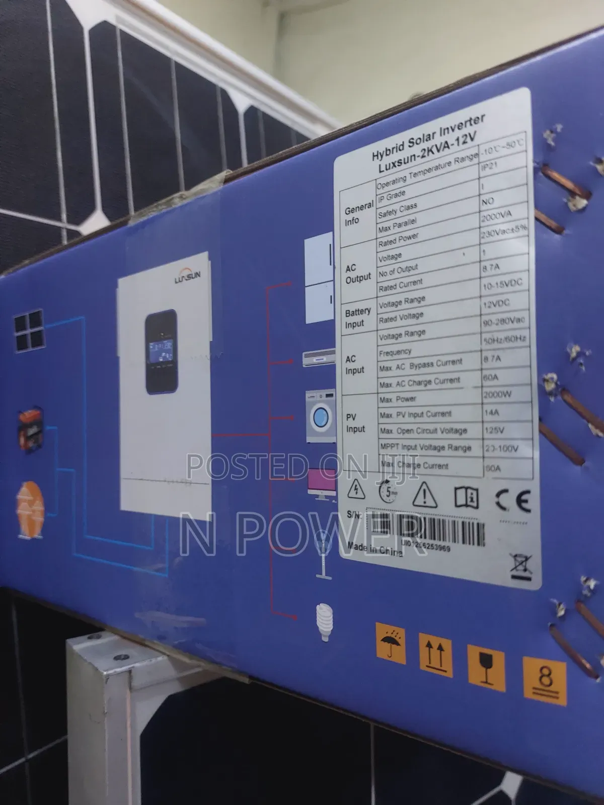 Lexsun Solar Hybrid Inverter 2kva_12v