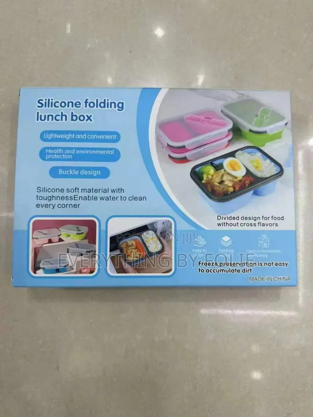 Foldable Silicon Lunch Box
