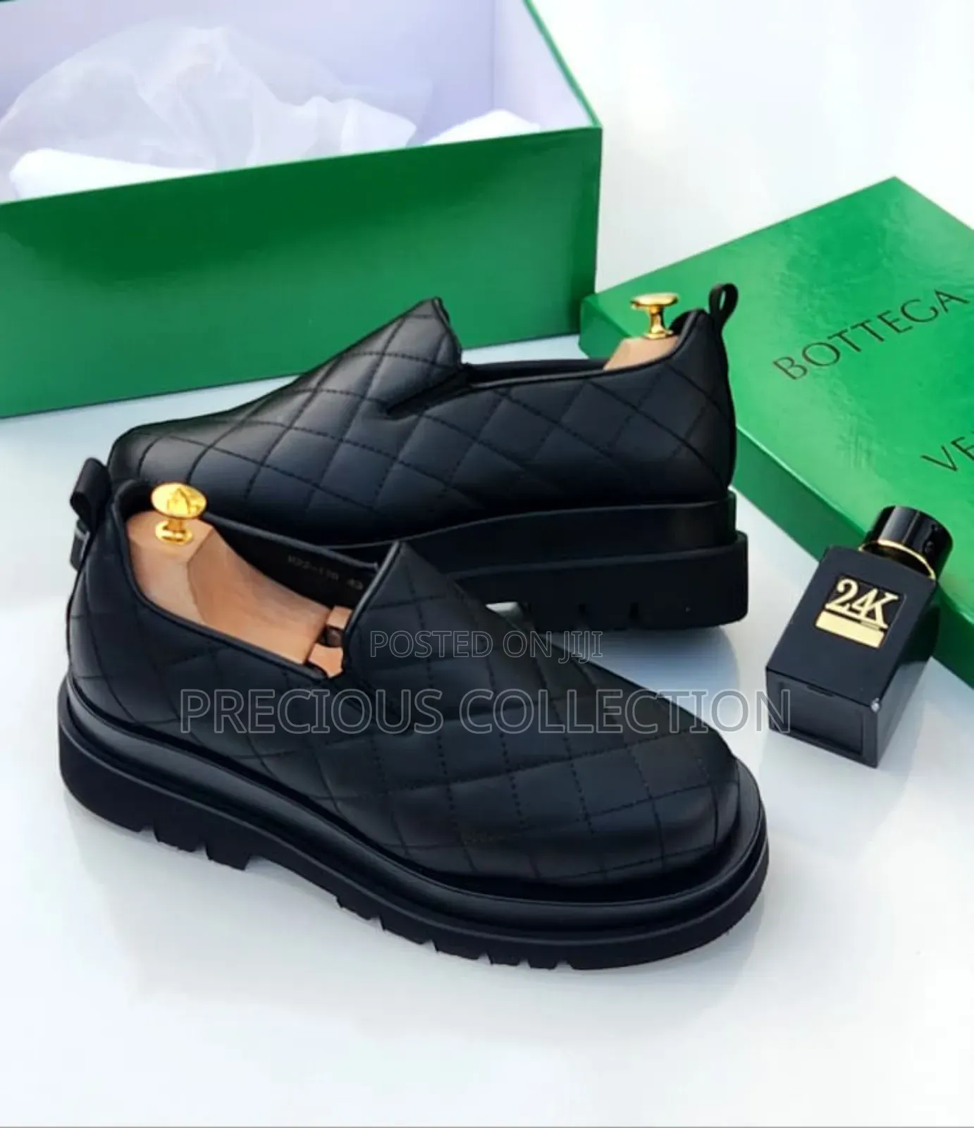Matte Leather Pull on Doubles Sole Bottega Shoe