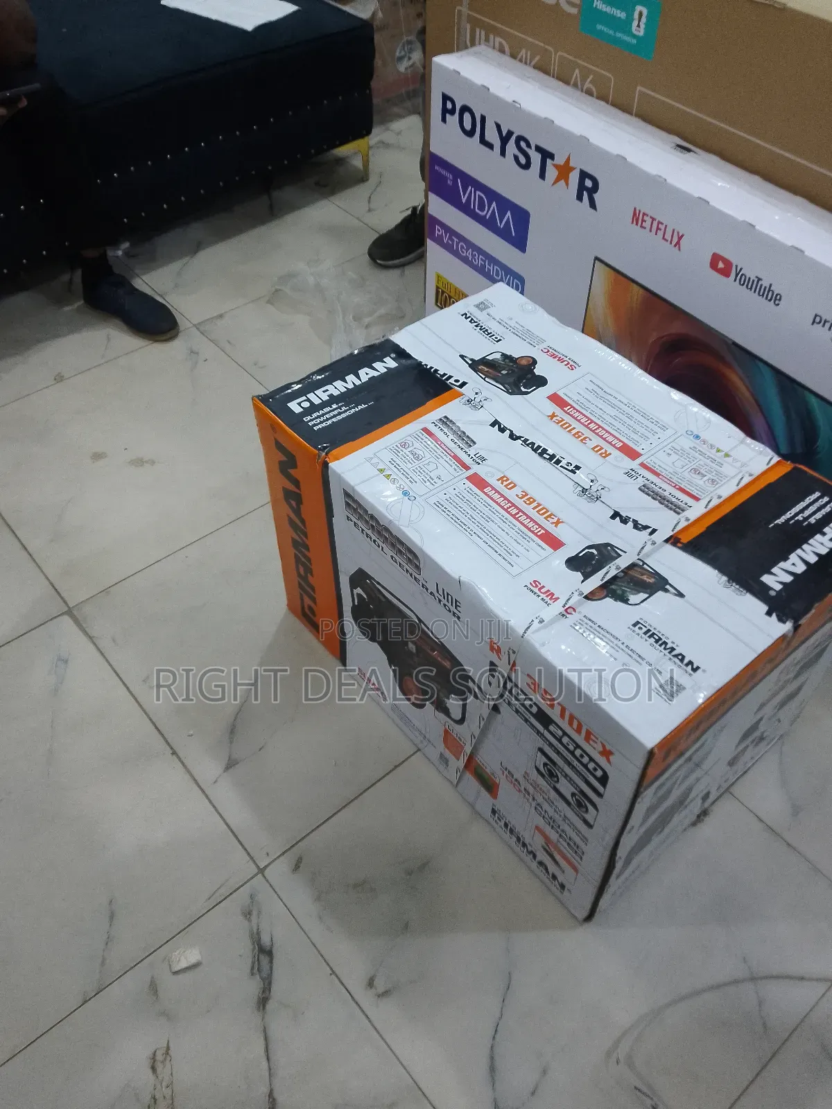 Original Firman 3.1kva Rd3910ex Manual Electric Start Generator
