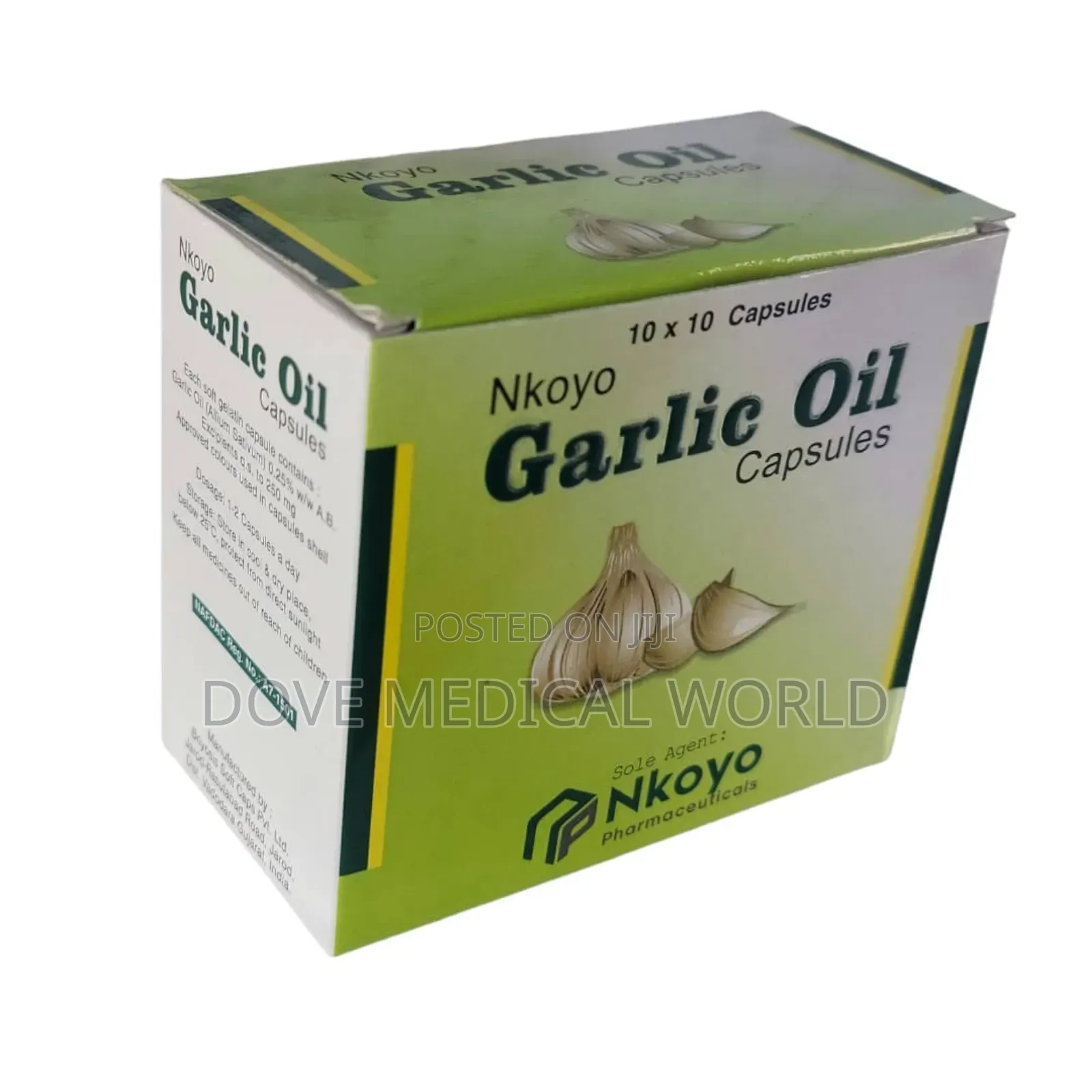 Nkoyo Garlic Oil Capsules – 10×10