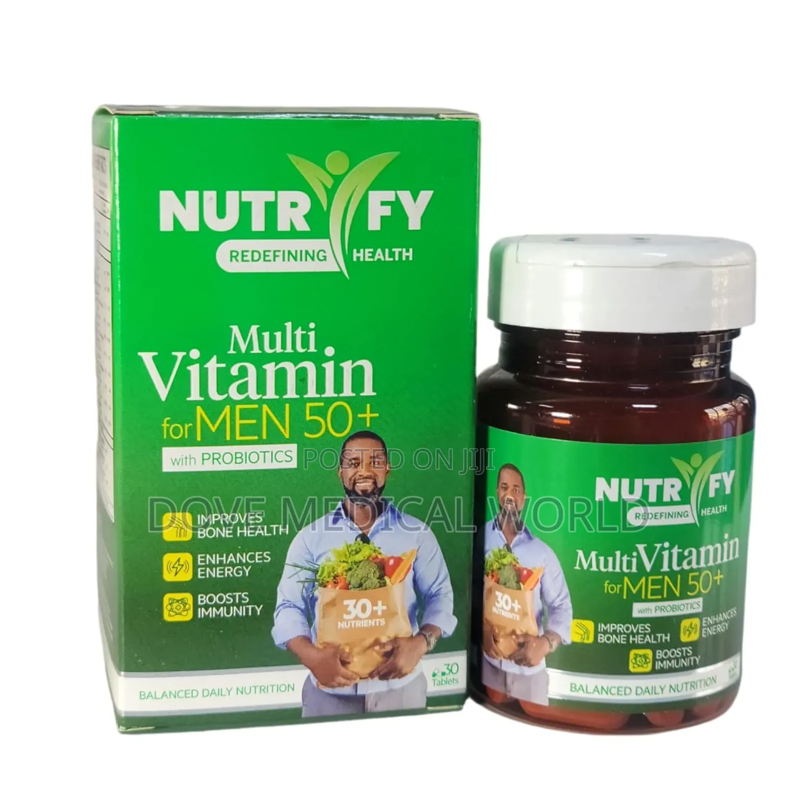Nutrify Multivitamin for Men 50+ – 30