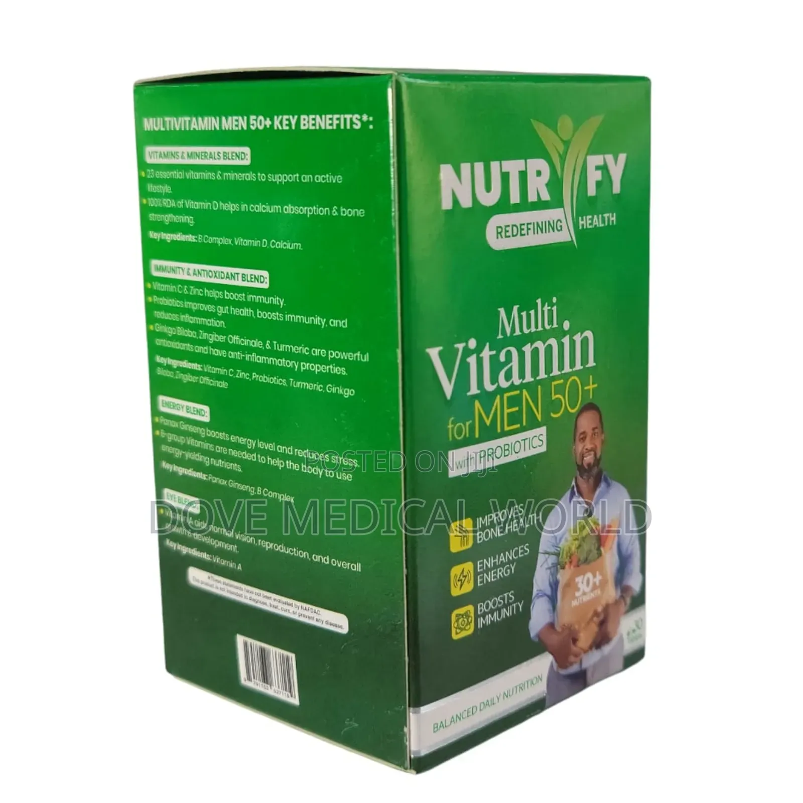 Nutrify Multivitamin for Men 50+ – 30