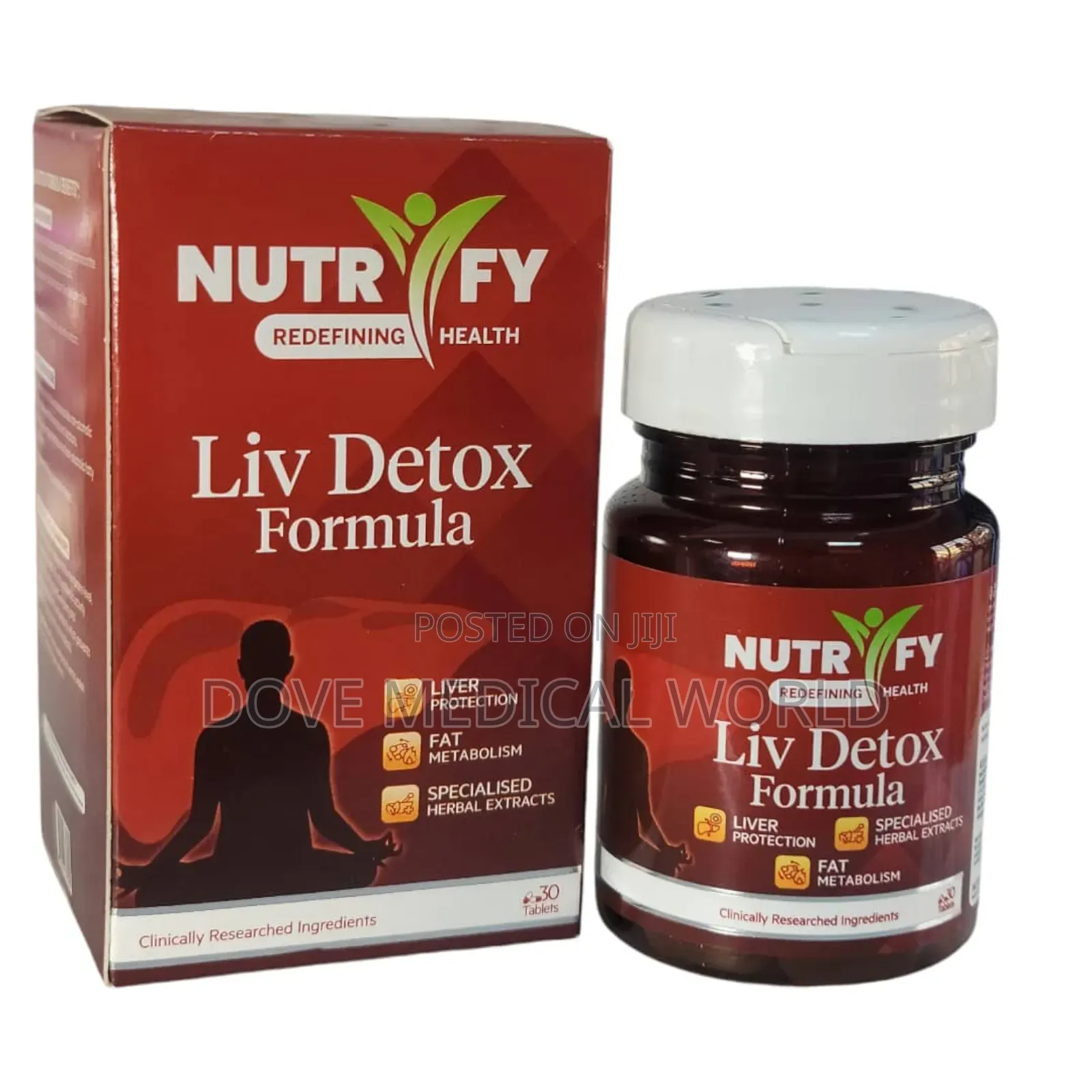 Nutrify Liv Detox Formula – 30 Tablets
