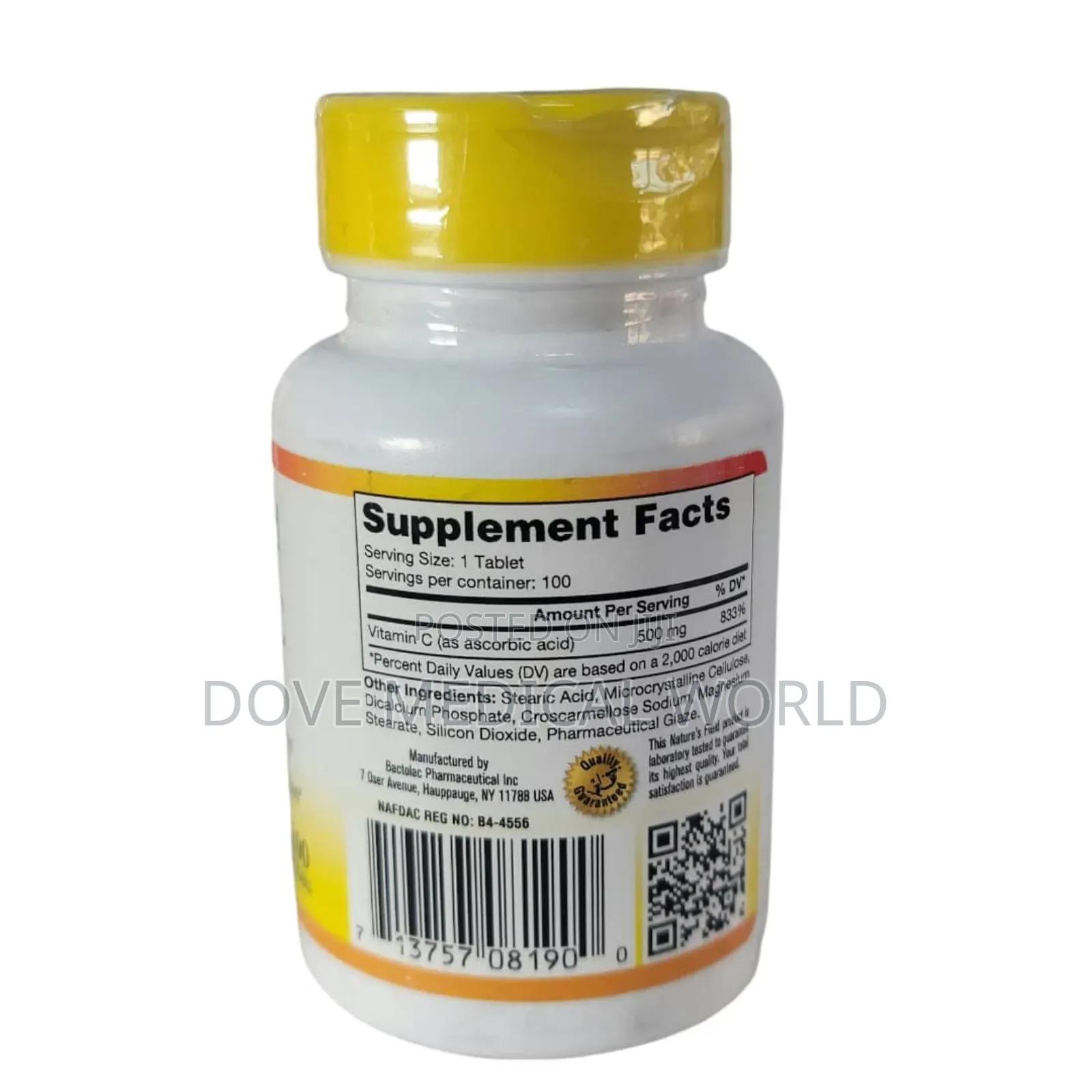 Nature’S Field Vitamin C, 500mg – 100