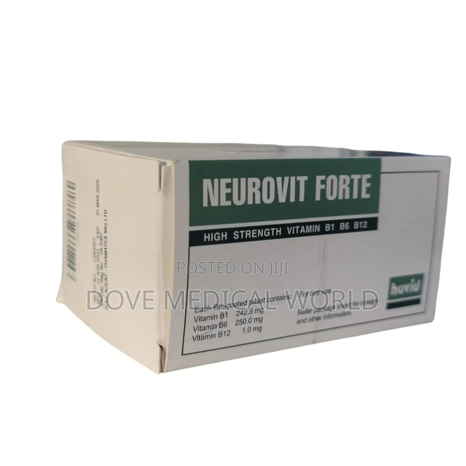 Neurovit Forte (High Strength Vitamin B1, B6, B12)