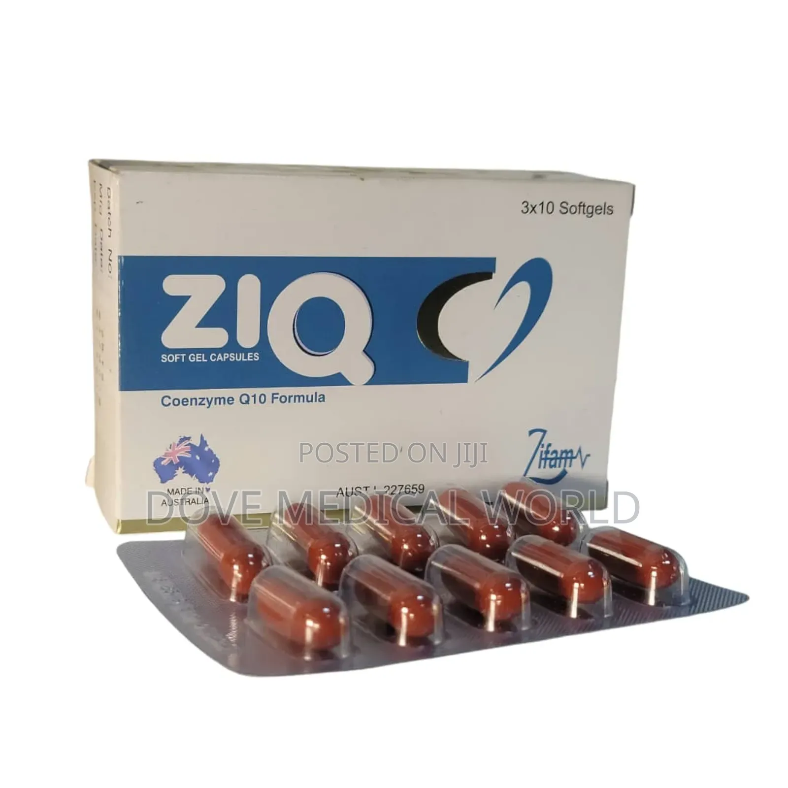 Ziq Coenzyme Q10 Formula Capsules