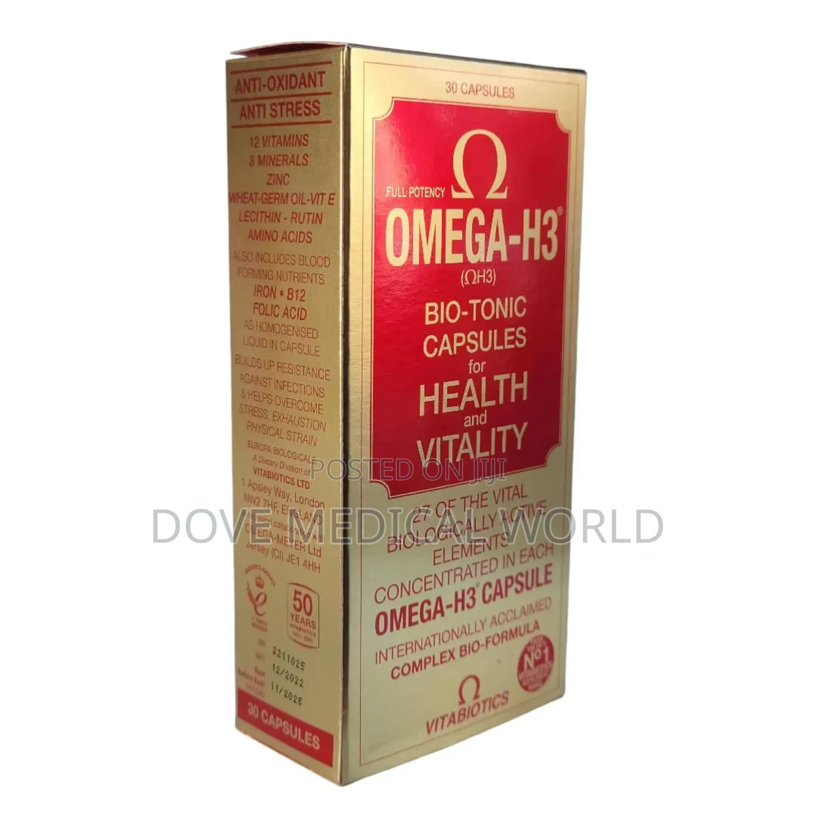 Omega-H3 Bo-Tonic X 30 Capsules