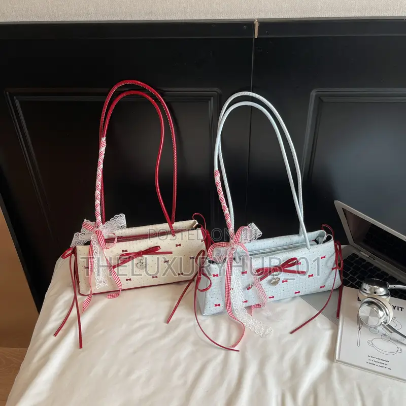 High End Ribbon Bow Shoulder Bag