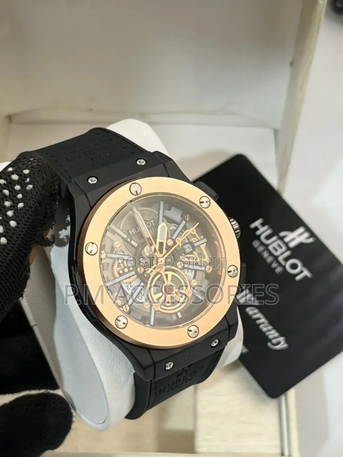 Hublot Leather Watch