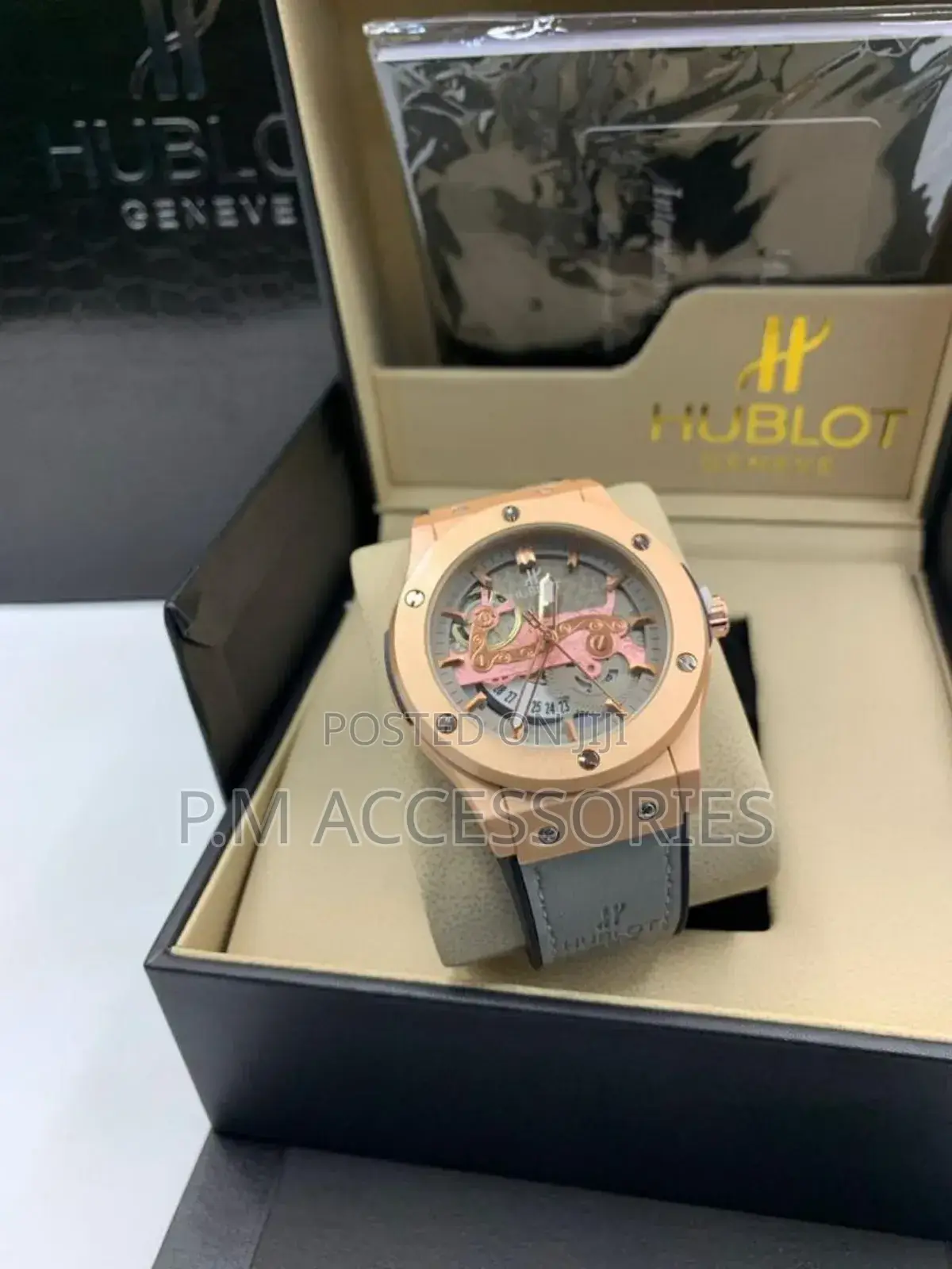Hublot Leather Watch