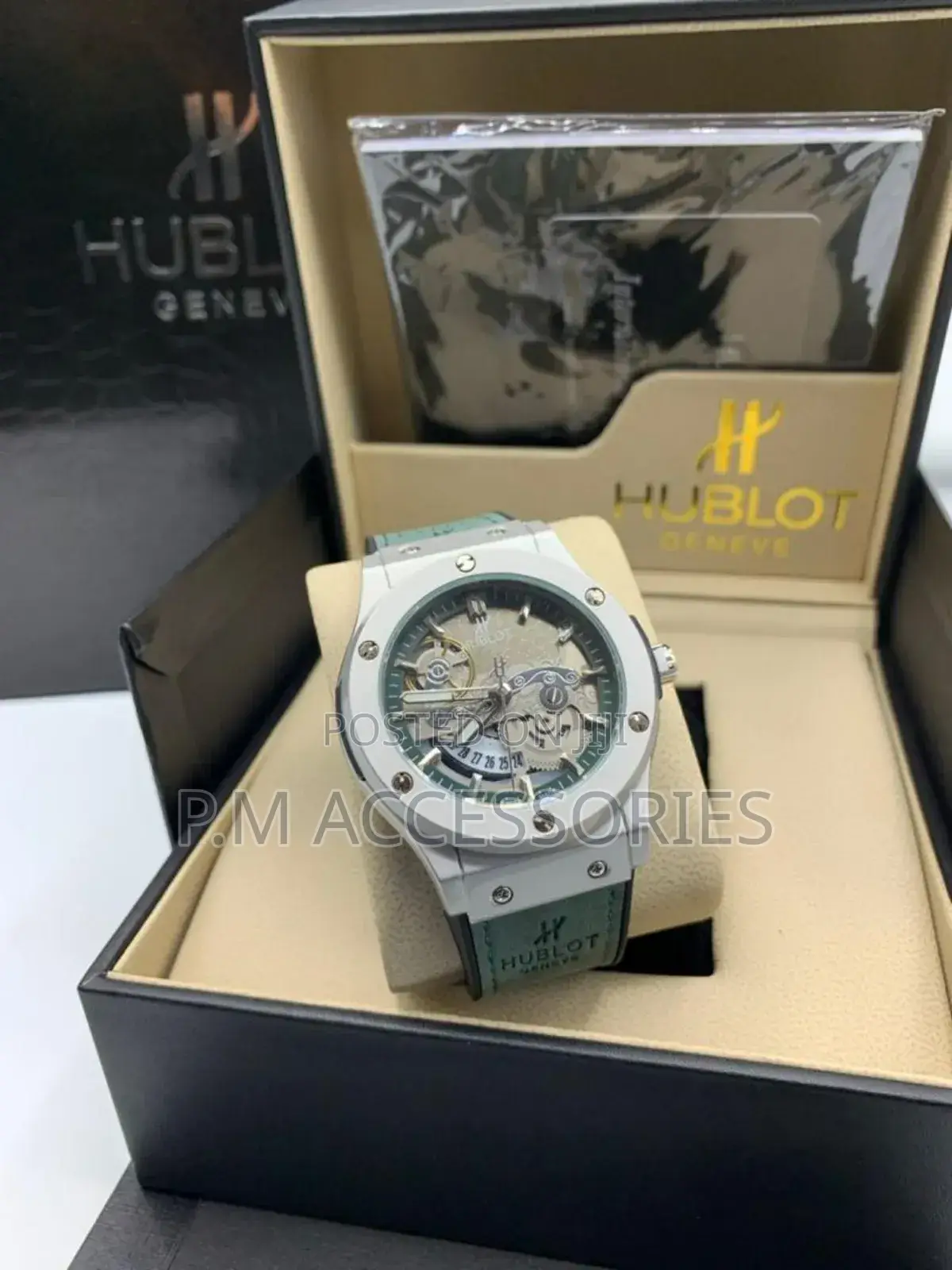 Hublot Leather Watch