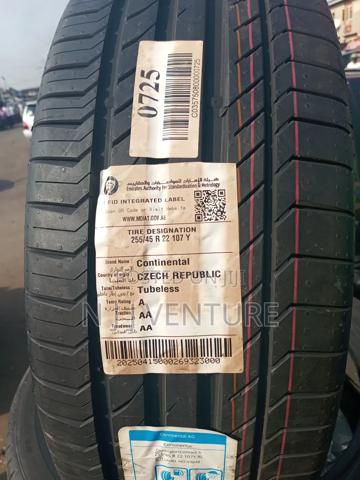 255 45 R22 Continental Non China