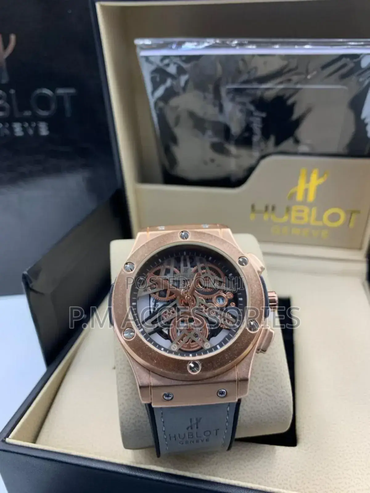 Hublot Leather Watch