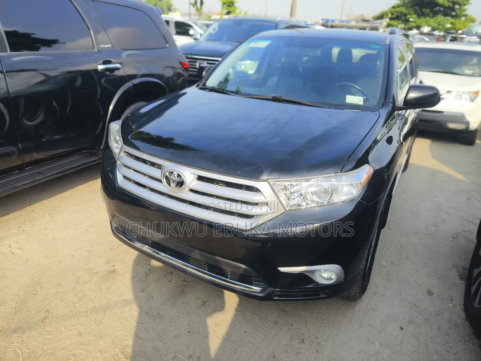 Toyota Highlander Limited 2012 Black